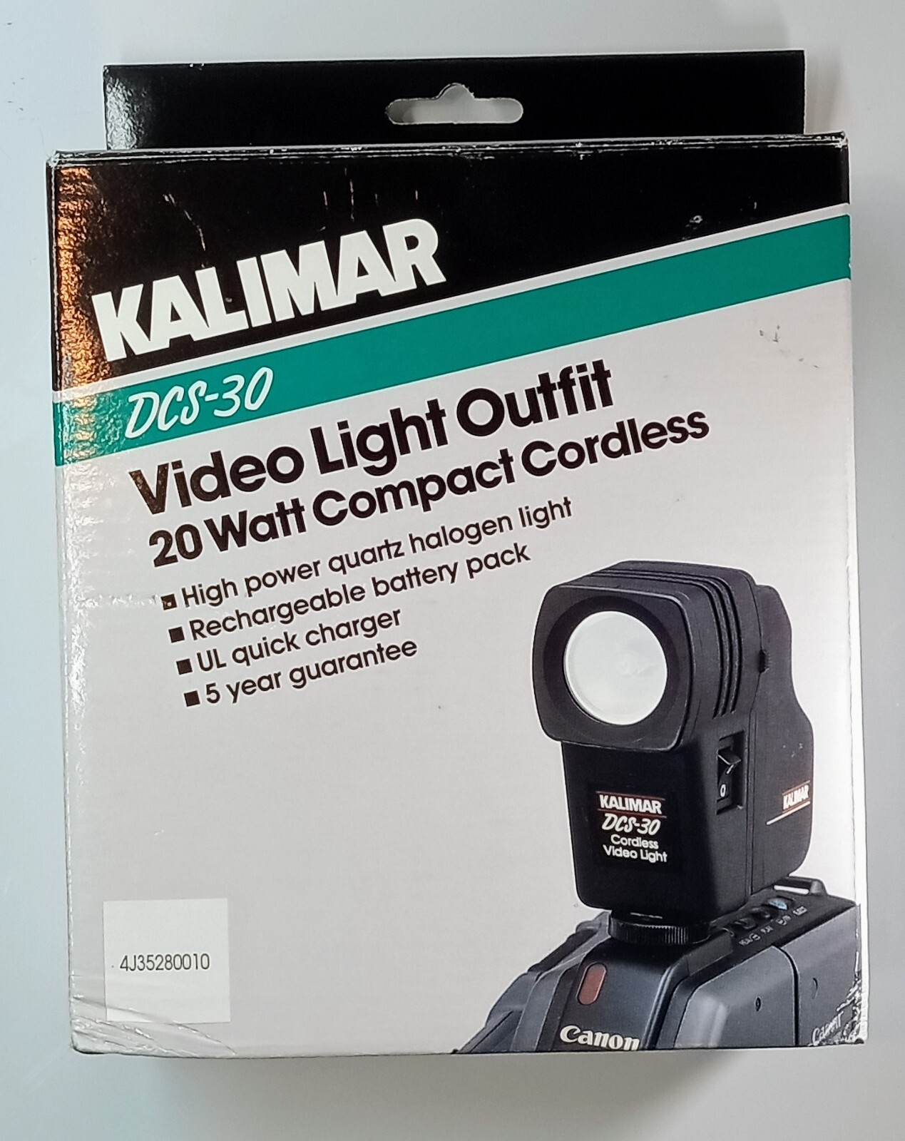 Kalimar DCS-30 Video Camcorder Light Outfit Set High Power Halogen Not Canon