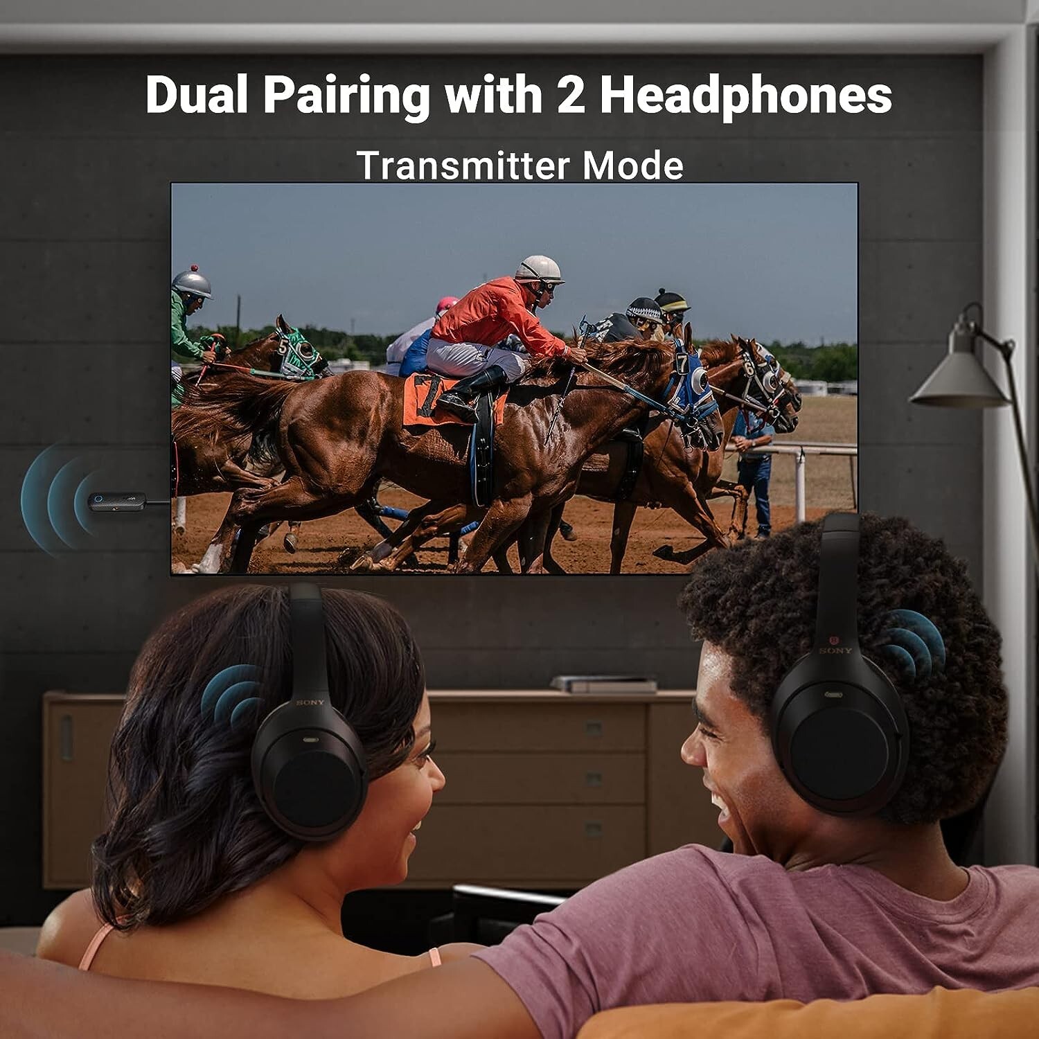 Bluetooth 5.0 Transmitter Receiver Wireless 3.5mm Aux Audio Adapter