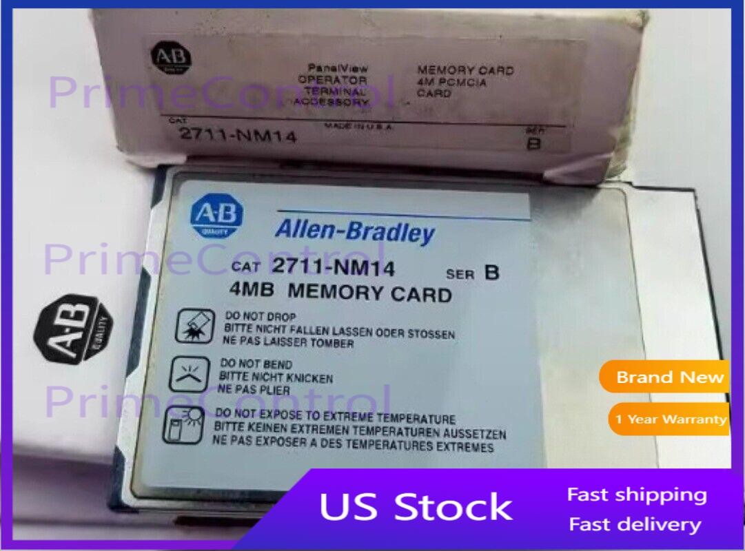 New In Box AB 2711-NM14 4MB Memory Card Free fast shipping 2711NM14