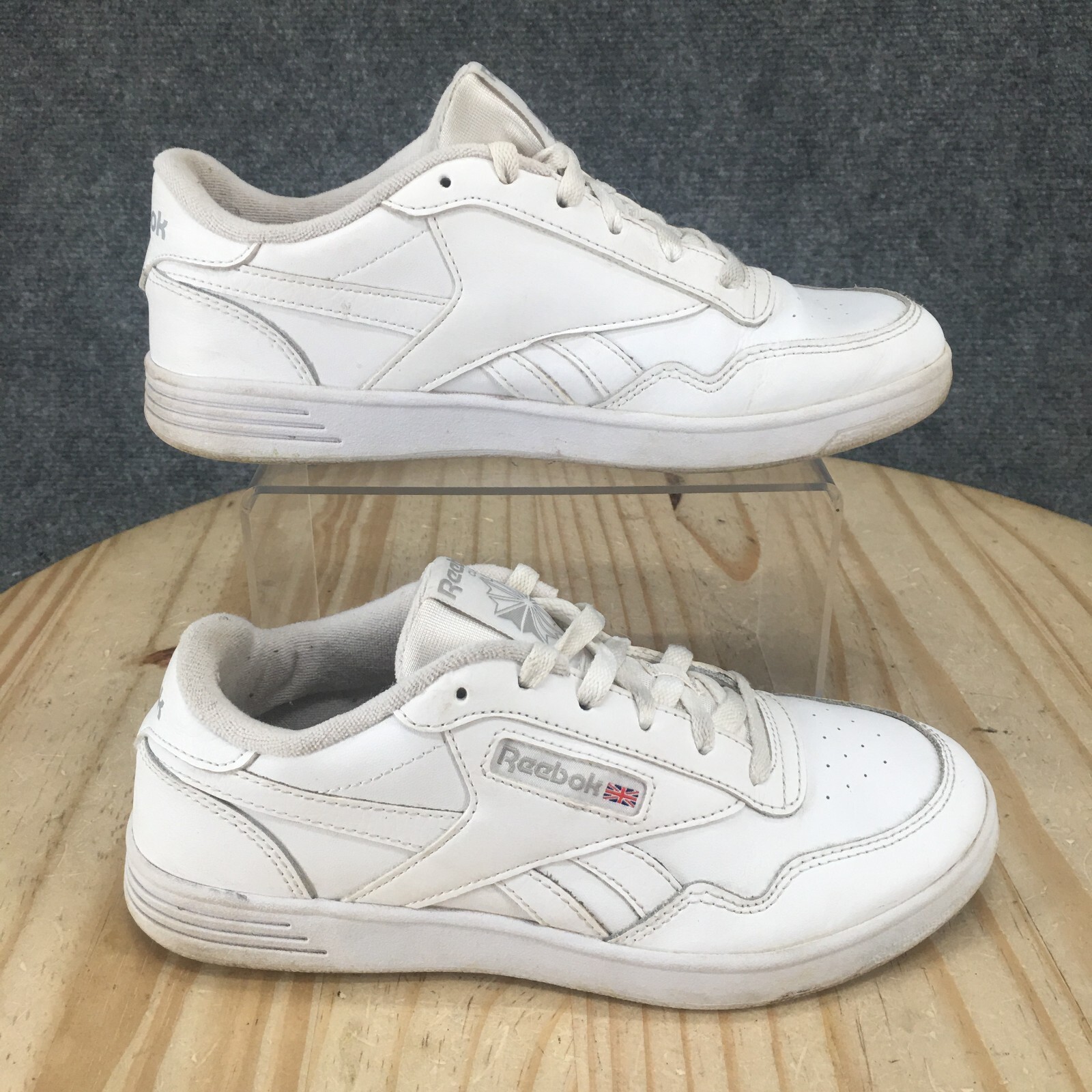 Reebok Shoes Womens 7.5 Club Memt Casual Sneakers White Leather Low Top FU6817