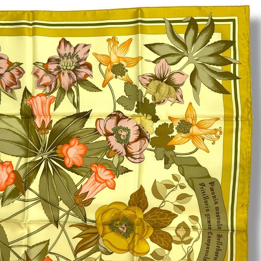 Scarf Carr Silk Fleurs d Hellade Flowers of Hellas