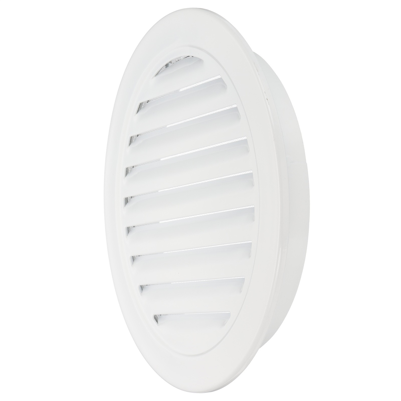 10 Inch Round Soffit Vent, Aluminum Alloy Wall Vent Grille Cover, White