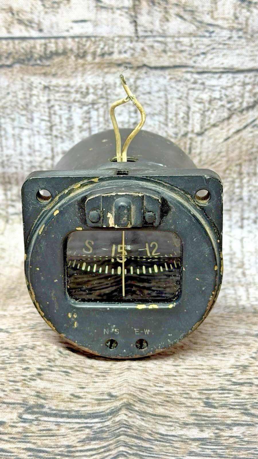 Vintage BAE Scottish Magnetic Compass Indicator