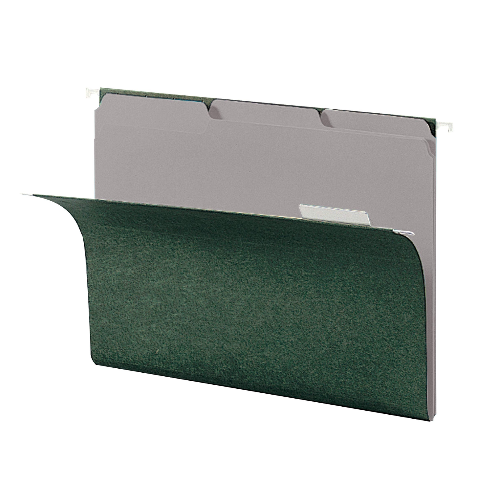 Interior File Folder 1/3-Cut Tab Letter Size Gray 100 per Box 10251