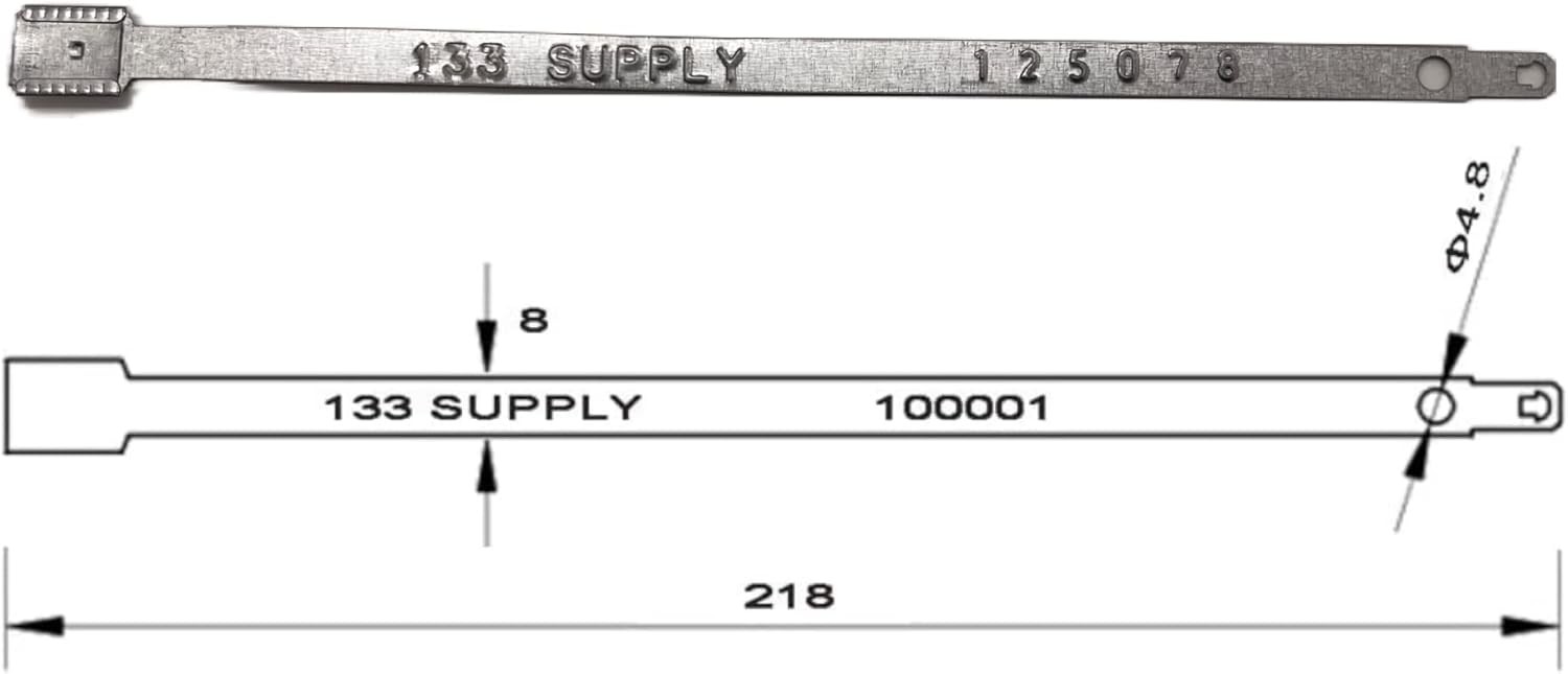 Metal Truck Trailer Seals Container Security Seal 500pc