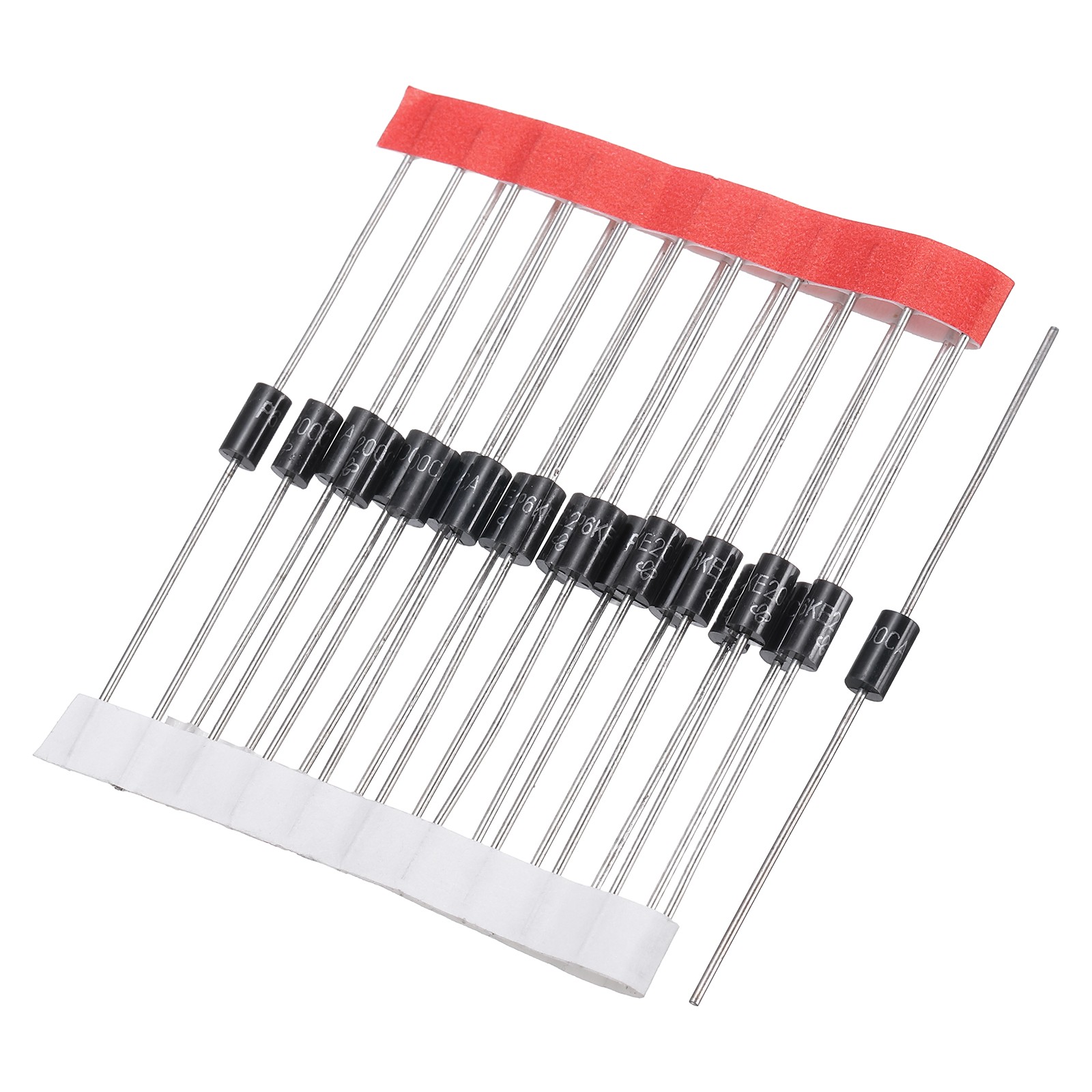 20Pcs Transient Suppression Diodes P6KE200CA DO-15 Axial Bidirectional Channel