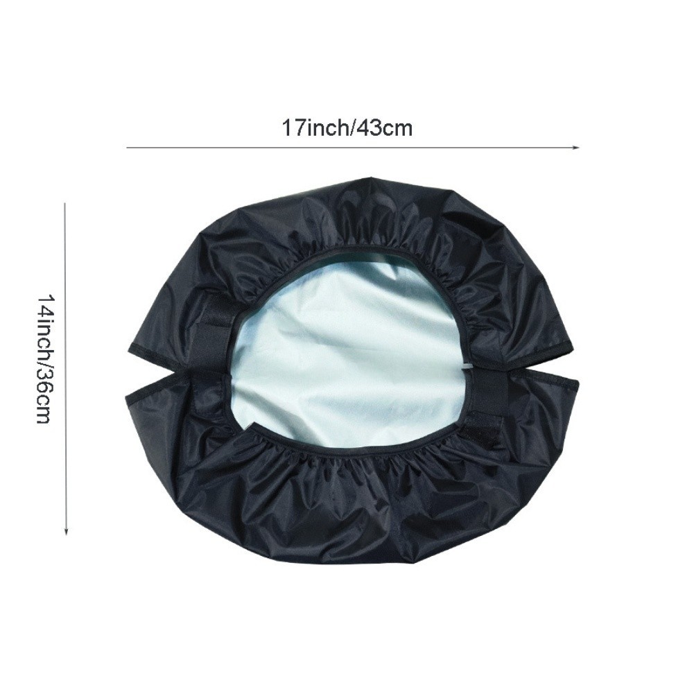 Adjustable Black Horse Feed Bin Lid Cover Doublesided 210D Coated Material