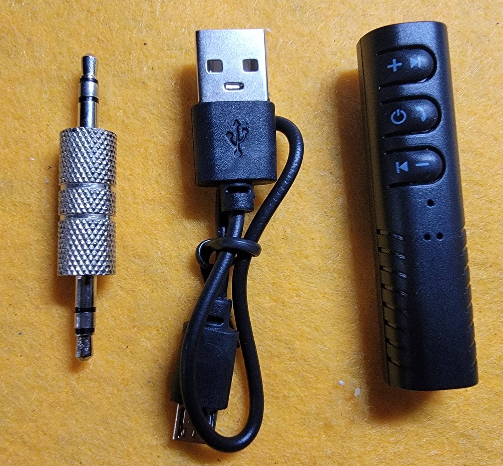 Wireless Bluetooth Car Receiver Adapter 3.5mm AUX Audio Stereo Music Speaker
