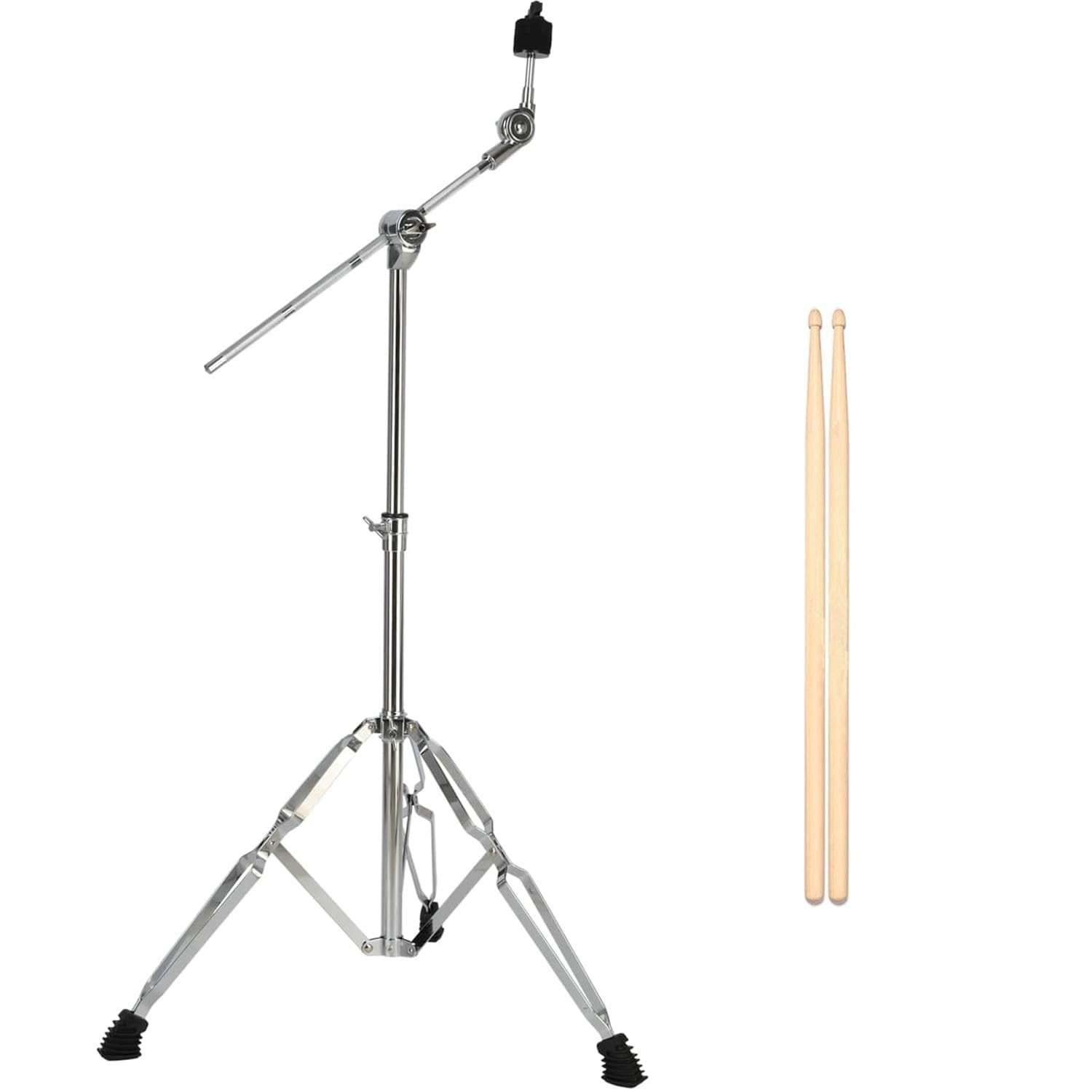 Standard Cymbal Boom Stand Double Braced Adjustable Cymbal Stand 28"-47.2" fo...