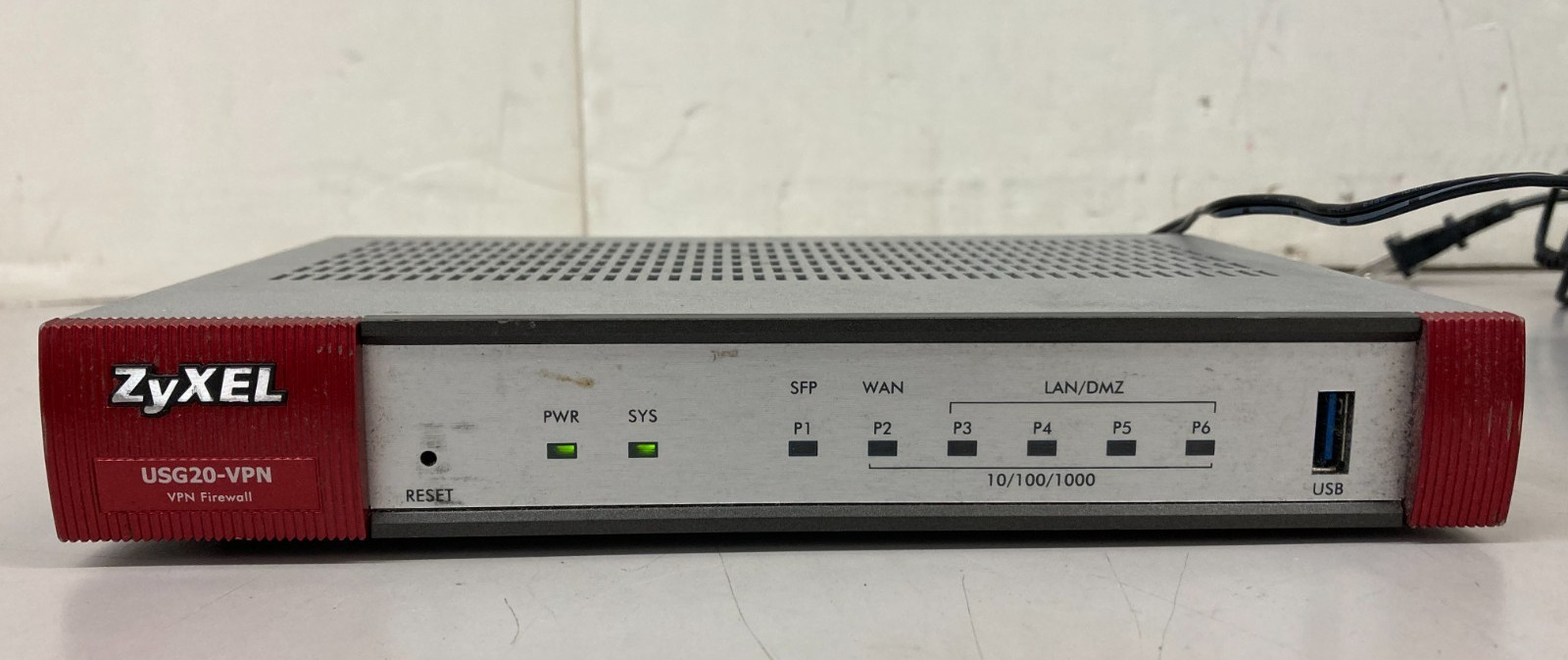 Zyxel ZyWall USG20-VPN 5 Port VPN Firewall w/ power adapter