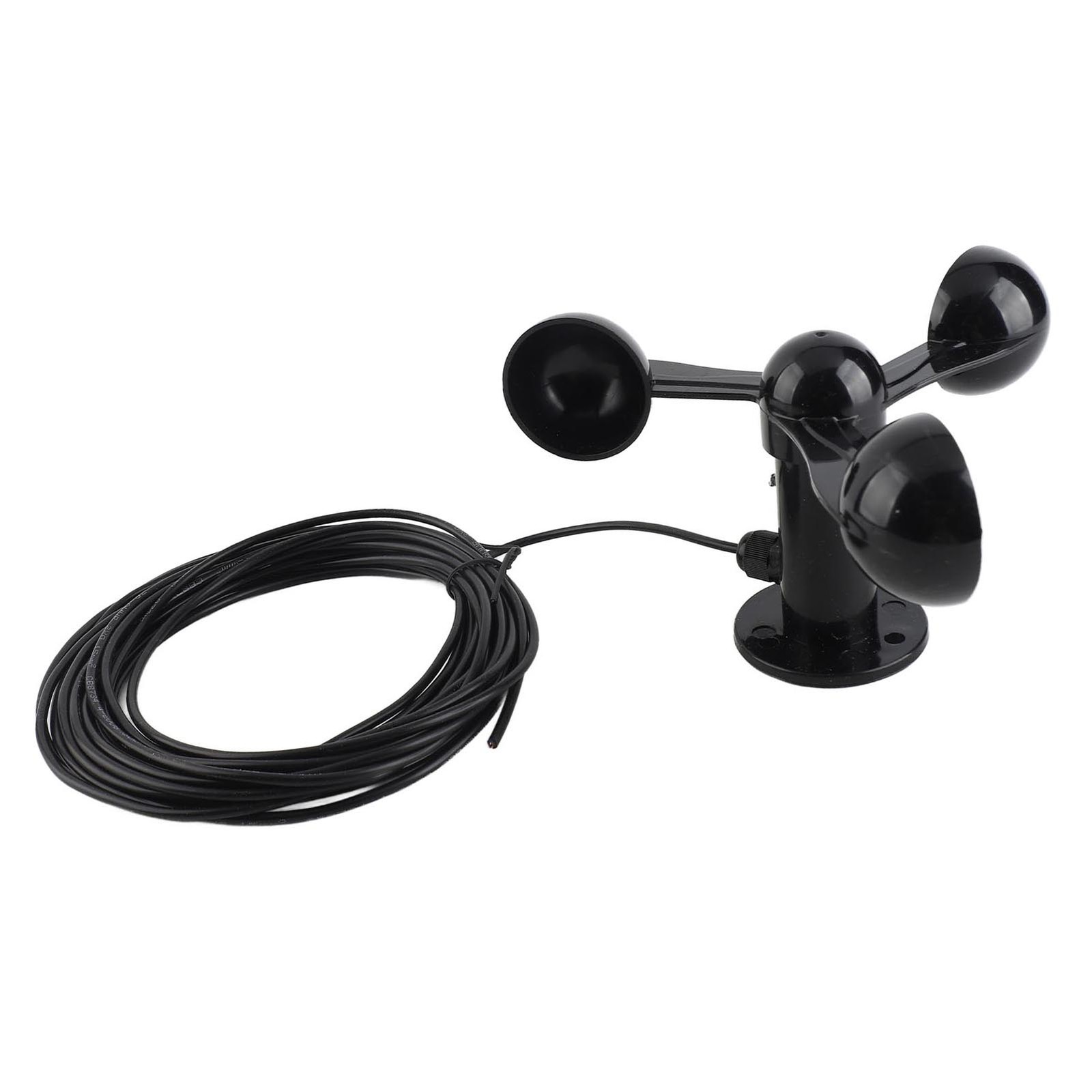 Anemometer Sensor Wind Speeds Cup With 8M Water Resistant Cable 4cm Mounting