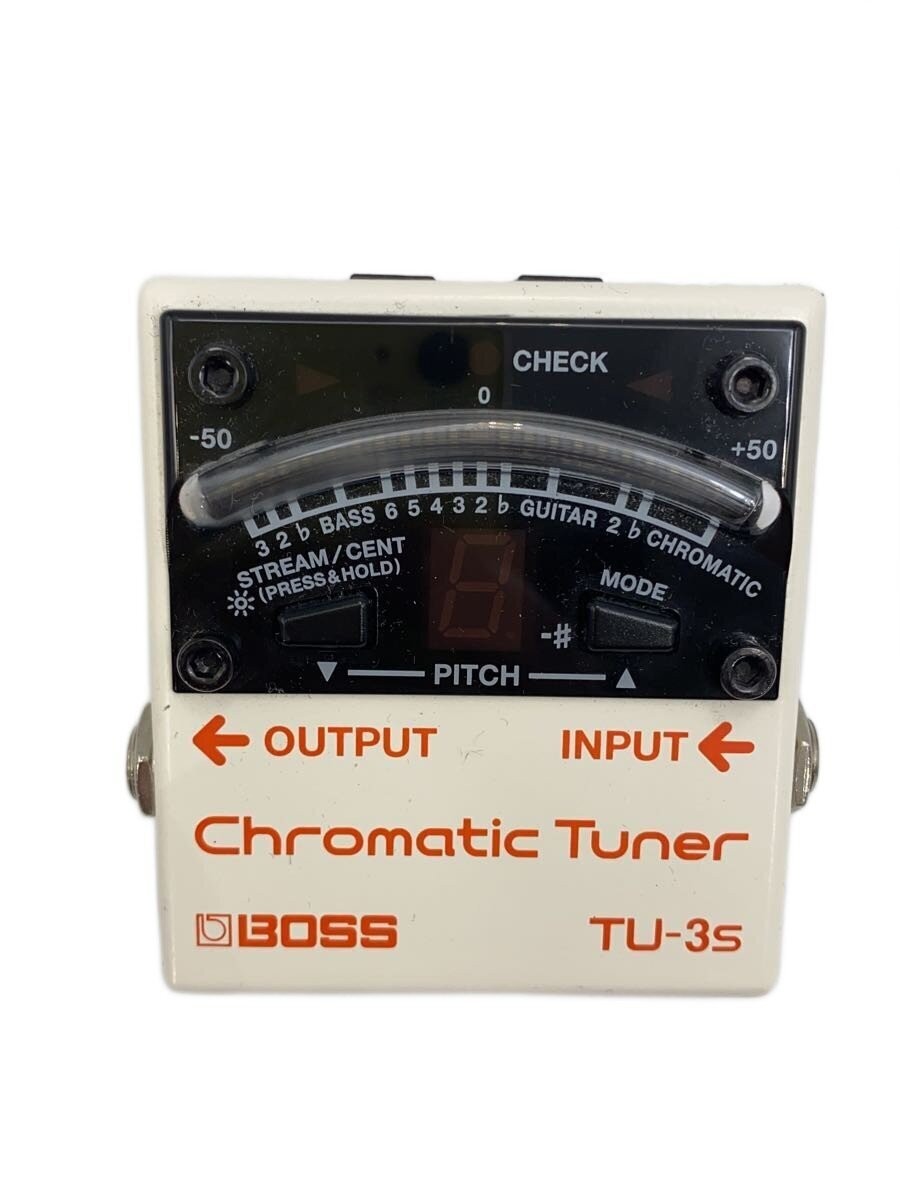 BOSS TU-3S Chromatic Tuner Pedal Compact Size 8.2cm x 6.3cm x 5.6cm Guitar Bass