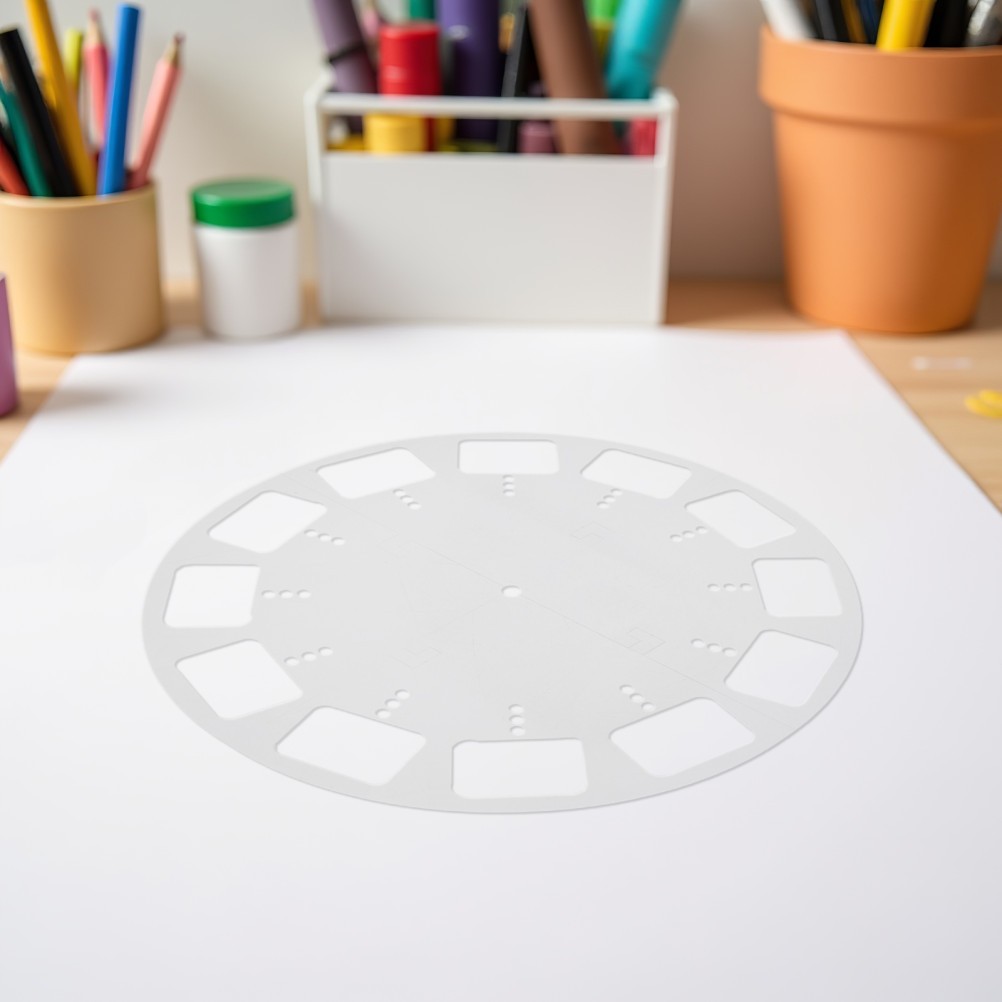 Reusable Acrylic Clock Router Template Accurate DIY Clock Dial Face Stencil
