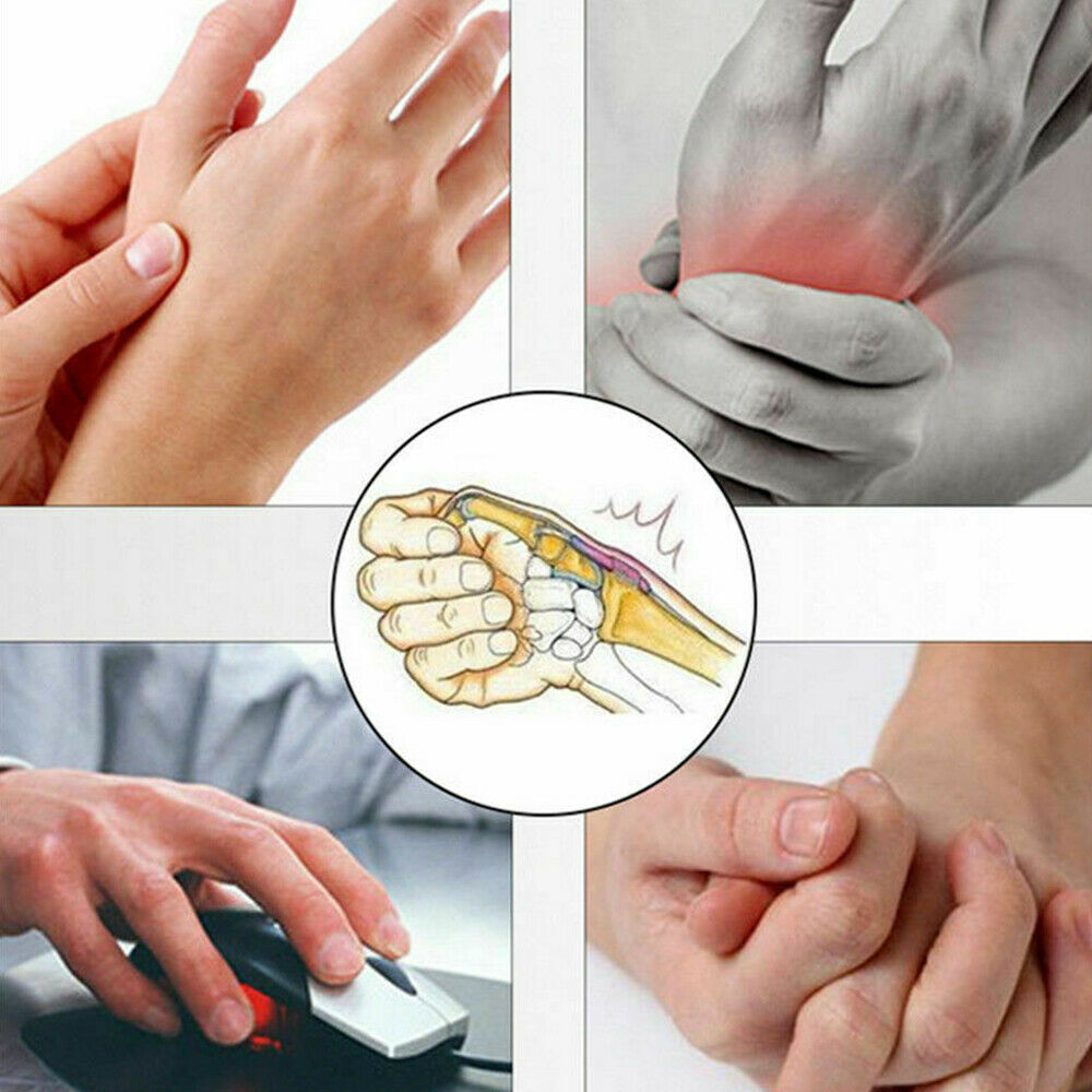 2 Pair Copper Arthritis Compression Gloves Hand Carpal Support Joint Pain Relief
