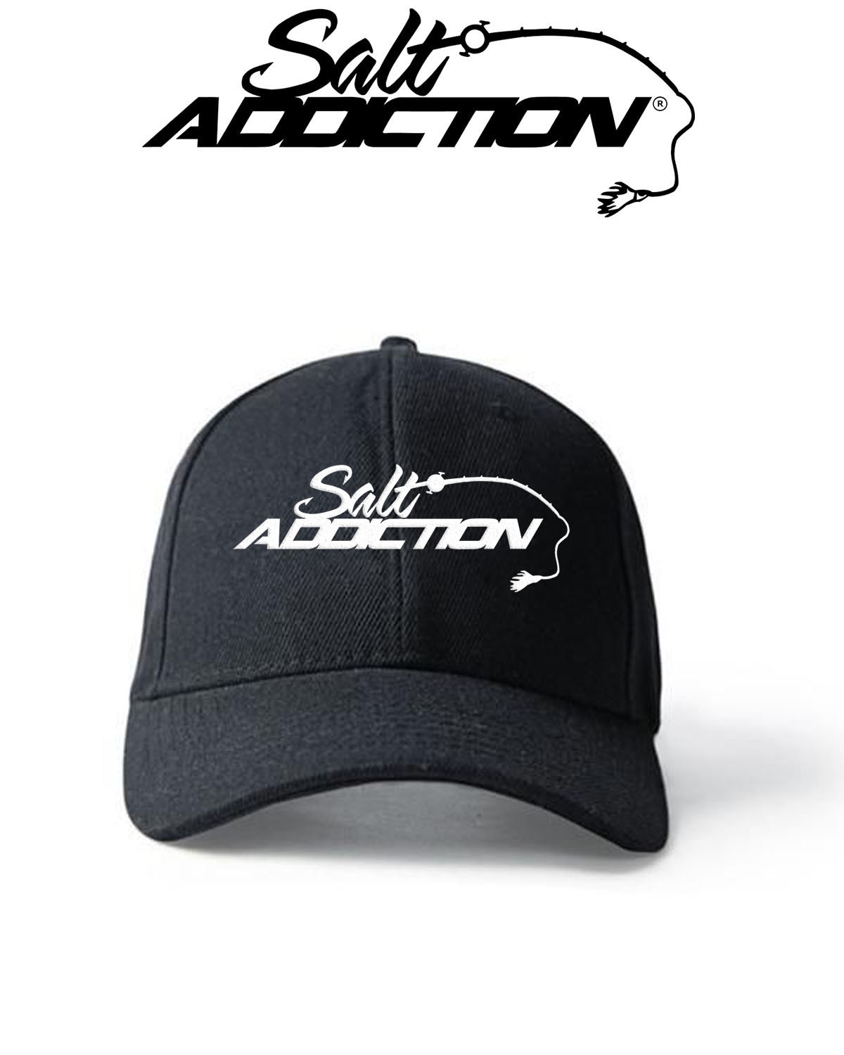 Salt Addiction Saltwater Fishing hat Flats,ocean,deep sea,rod,life,reel