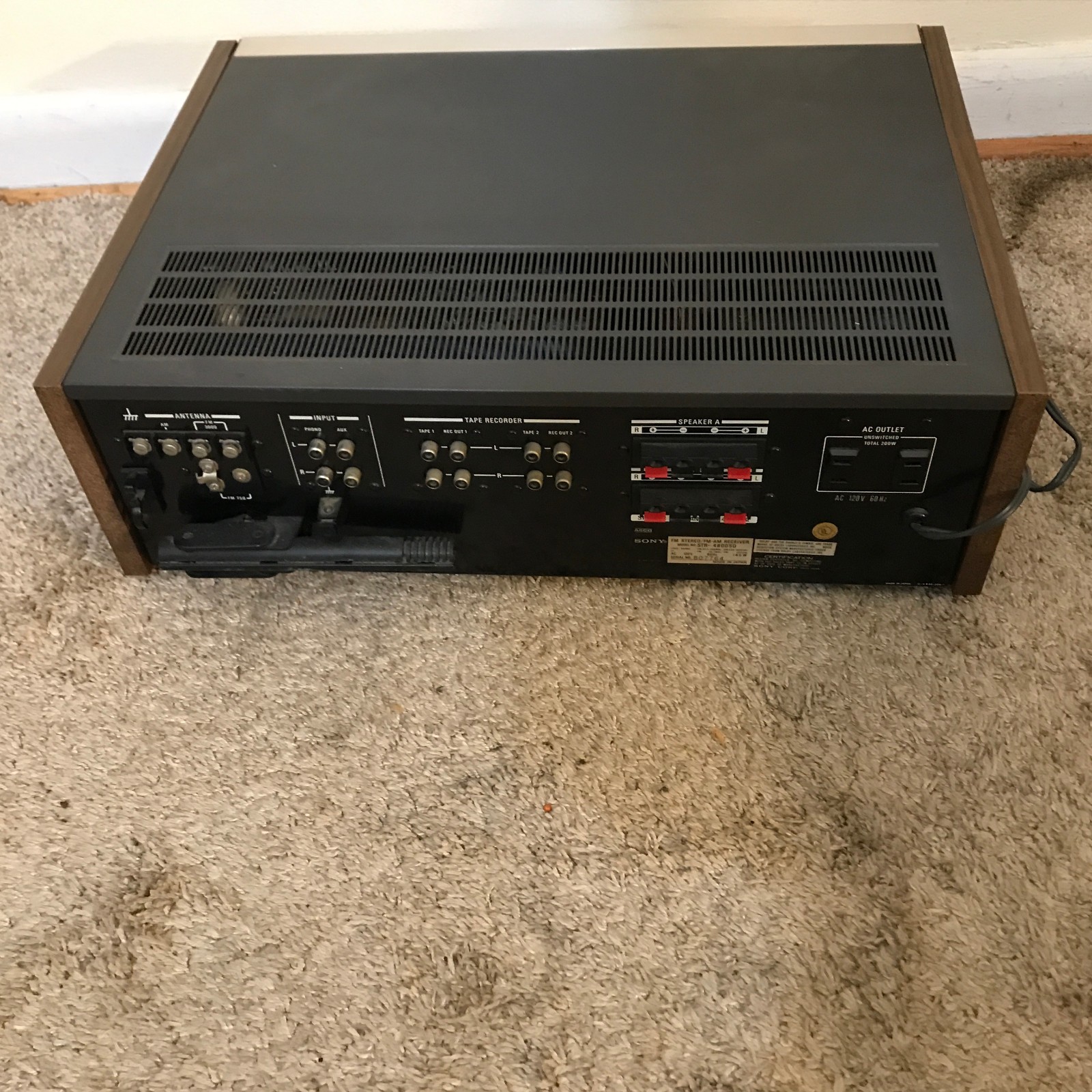 Vintage Sony STR-4800SD Stereo Receiver