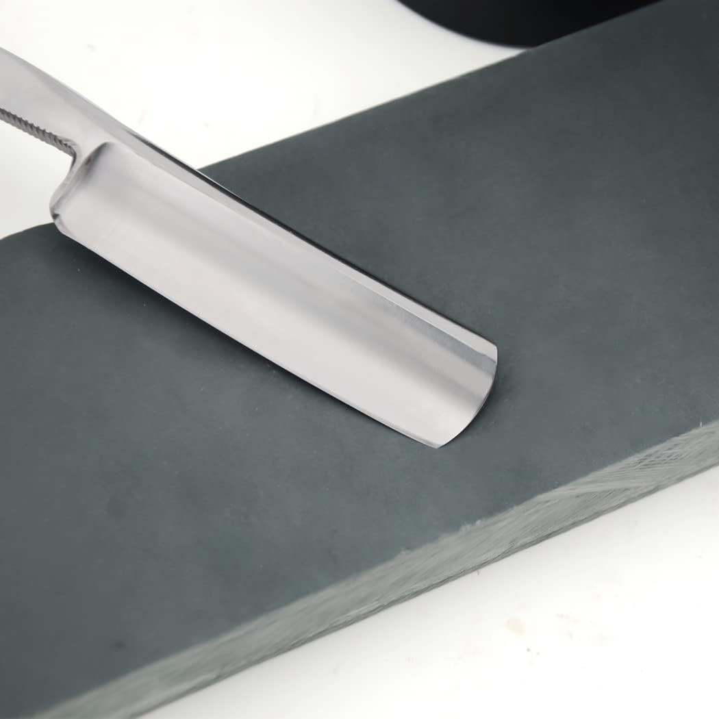 Straight Razor Strops with Sharpening Stone Dual Leather Barber Brown