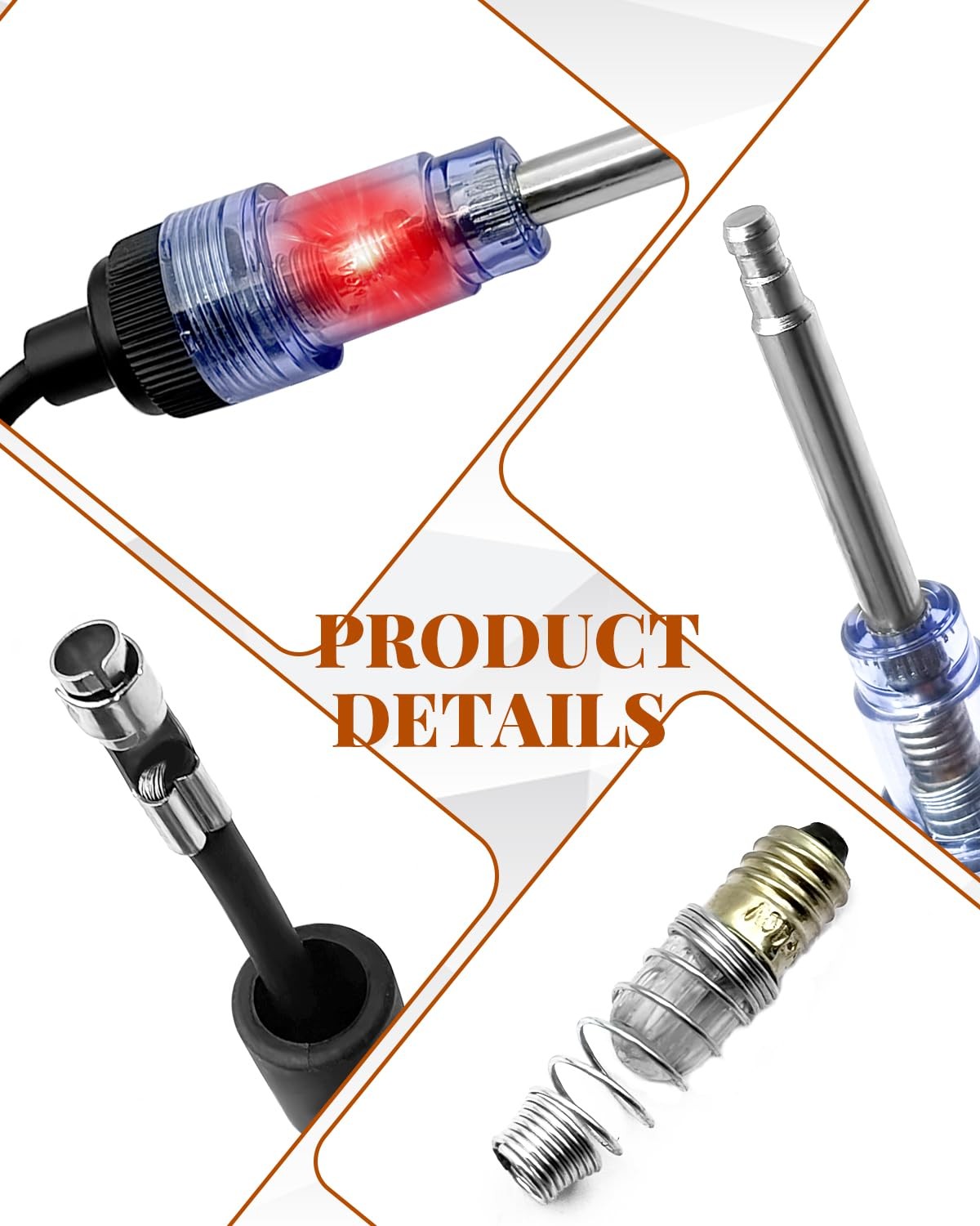 LTDCVTR Inline Spark Plug Tester, Plug-in Engine Ignition Tester Armature...