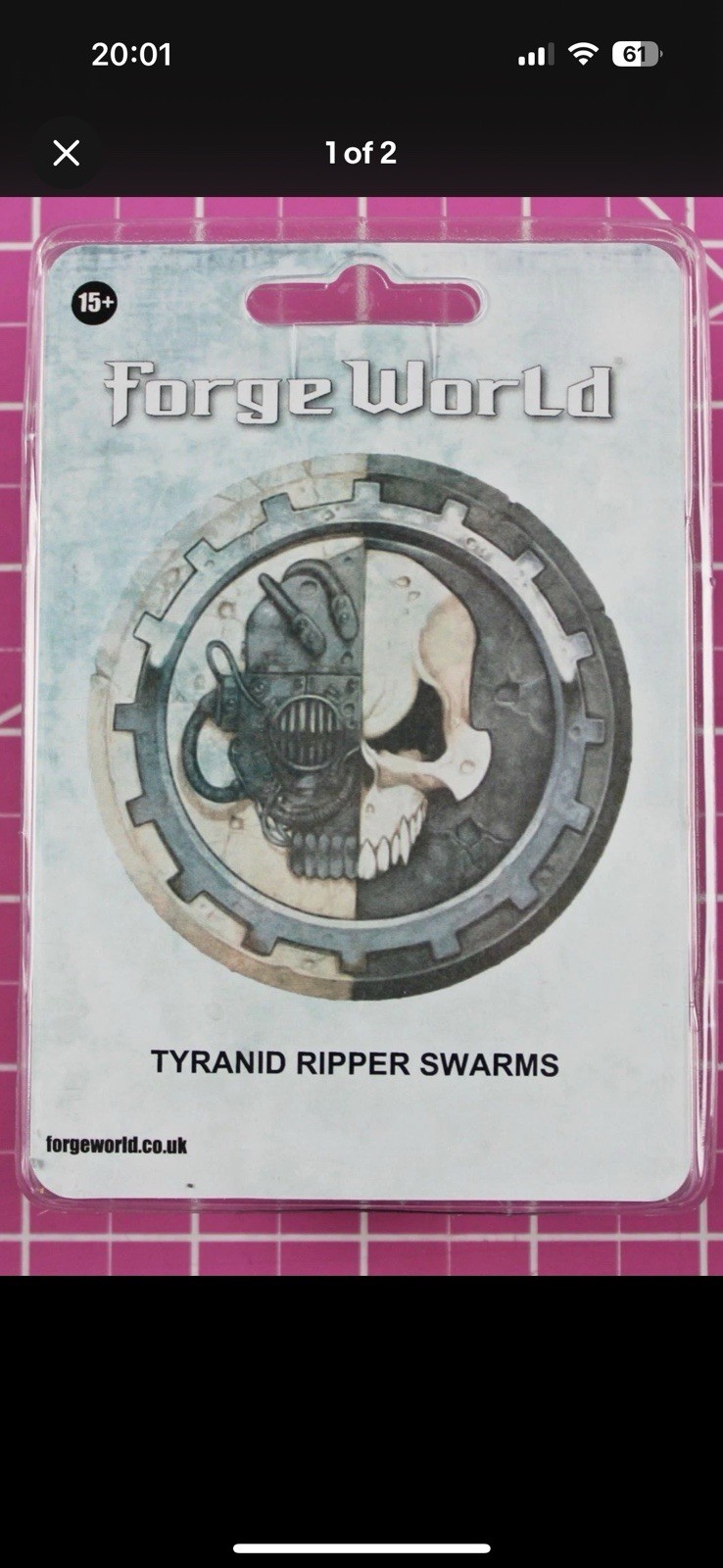 FORGE WORLD Warhammer 40K Tyranid Ripper Swarms NIB Forgeworld Tyranids Rippers