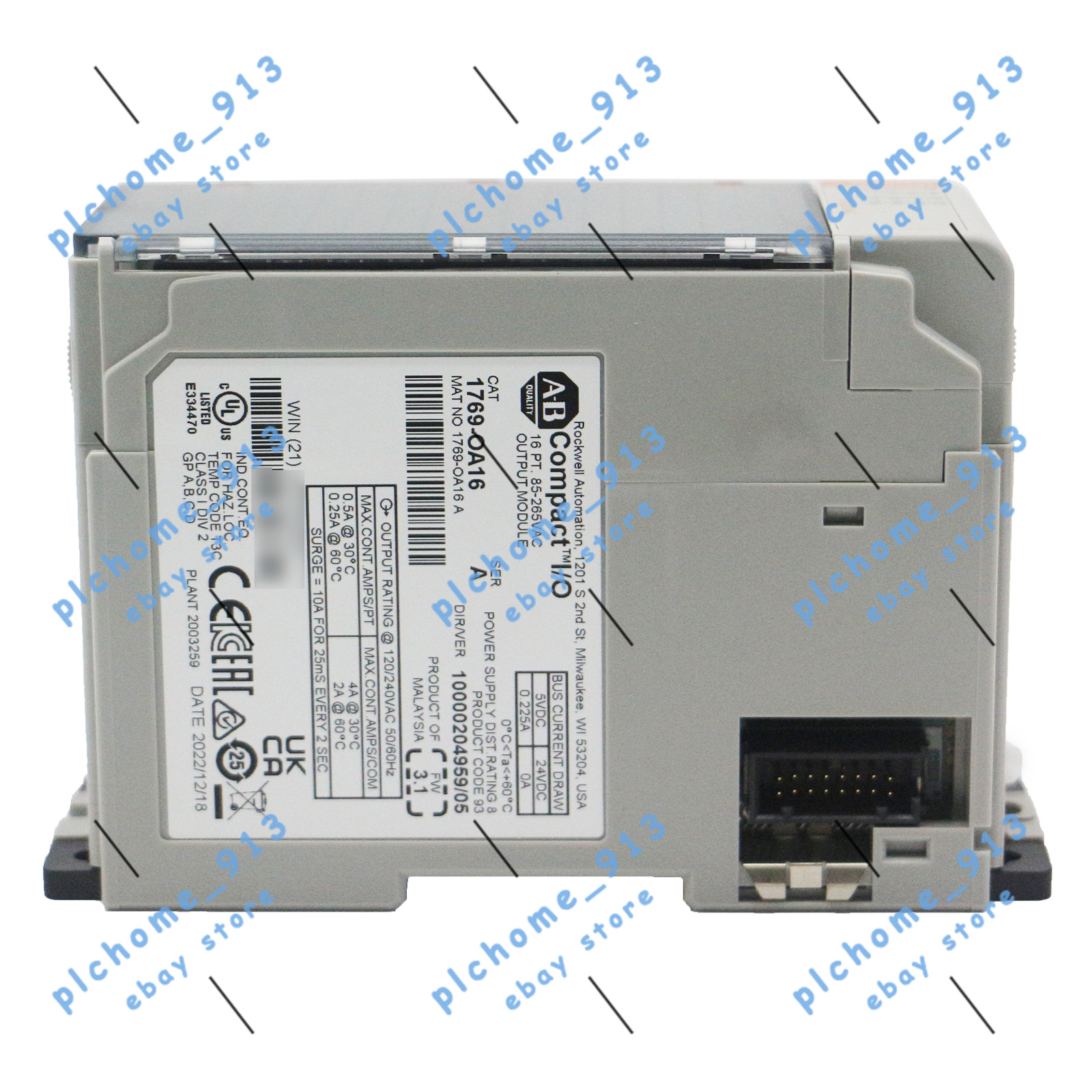 New Allen Bradley 1769-OA16 CompactLogix 16 Pt 240VAC Digital Output Module