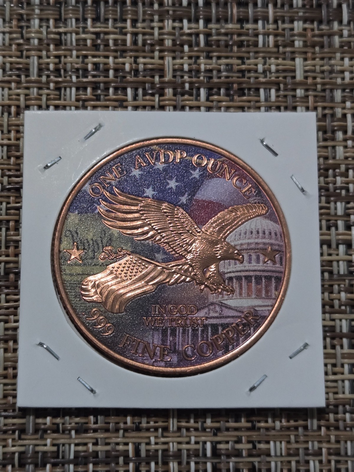 Copper Round – Colorized