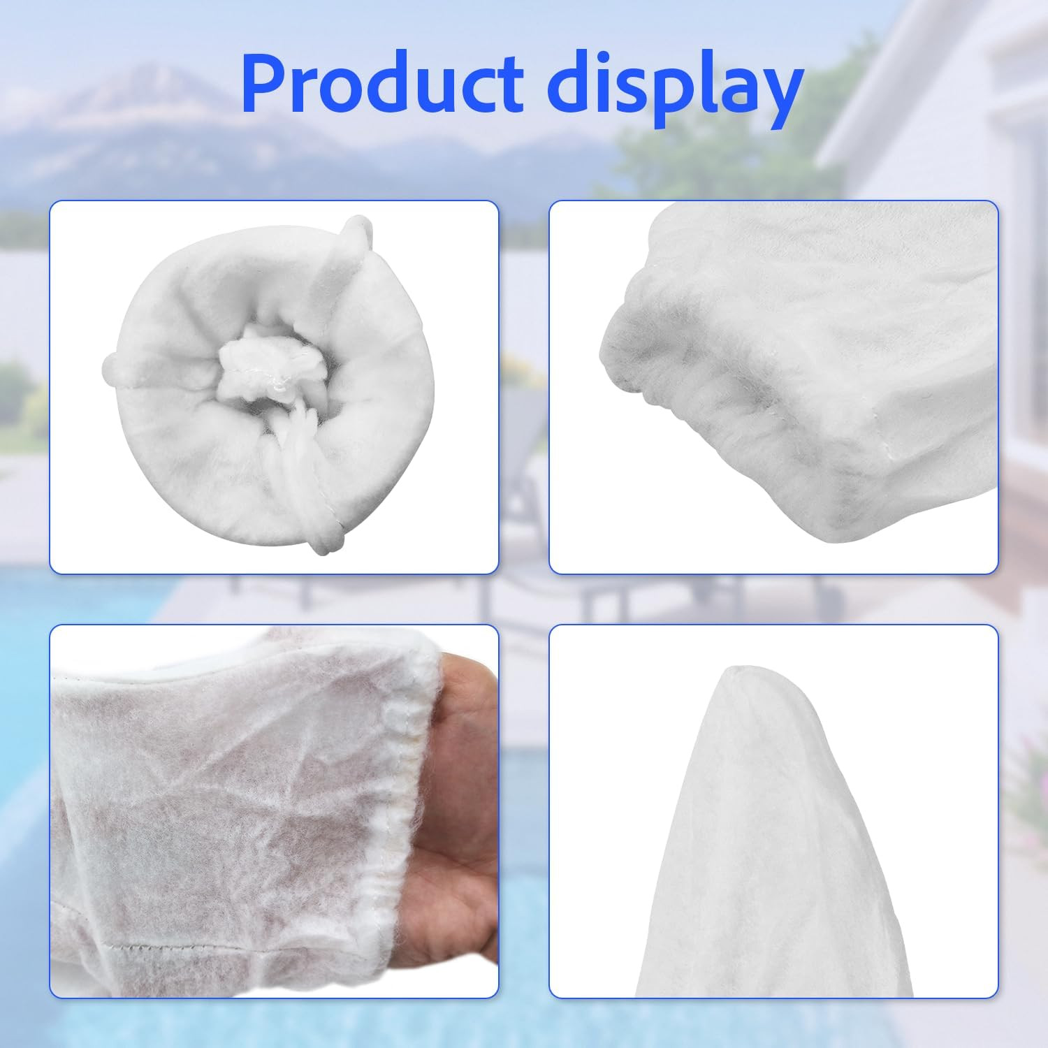 Replacement Vacuum Filter Cotton for Pool Blaster (3 Pack)