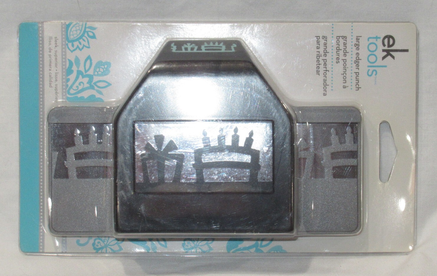 EK Success Brands EK Tools Large Edger Punch BIRTHDAY Cake Present Candles