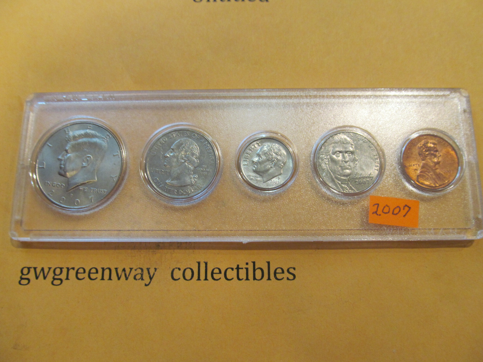 2007 Birth Year Coins Set  (also other years) FREE SHIPPING