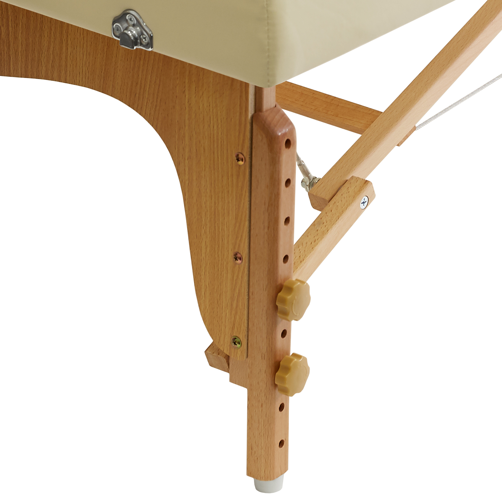 Portable Physical Therapy Massage Table - Stretching Treatment - Cream