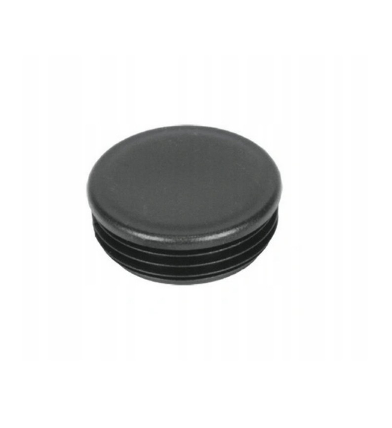 10x slatted plugs round 45mm round plugs black end caps plastic