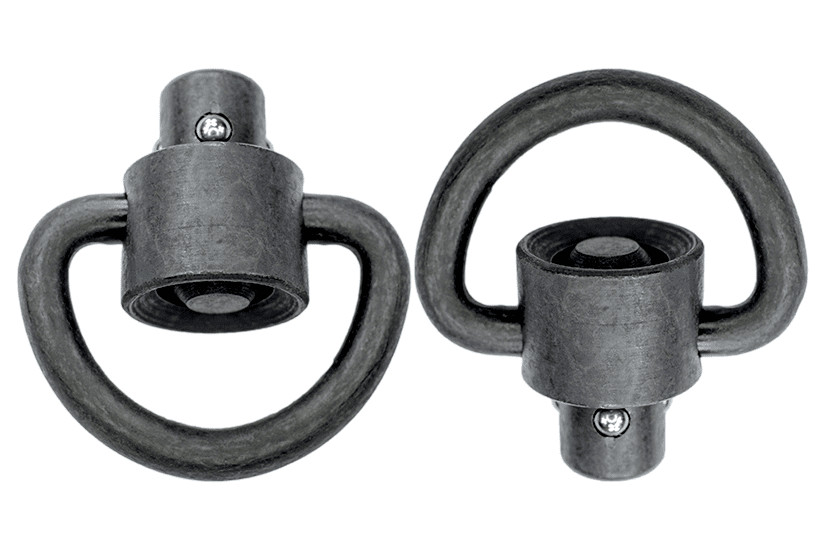 GrovTec US D-Loop Recessed Plunger Heavy Duty Push Button Swivel Set, : GTSW264
