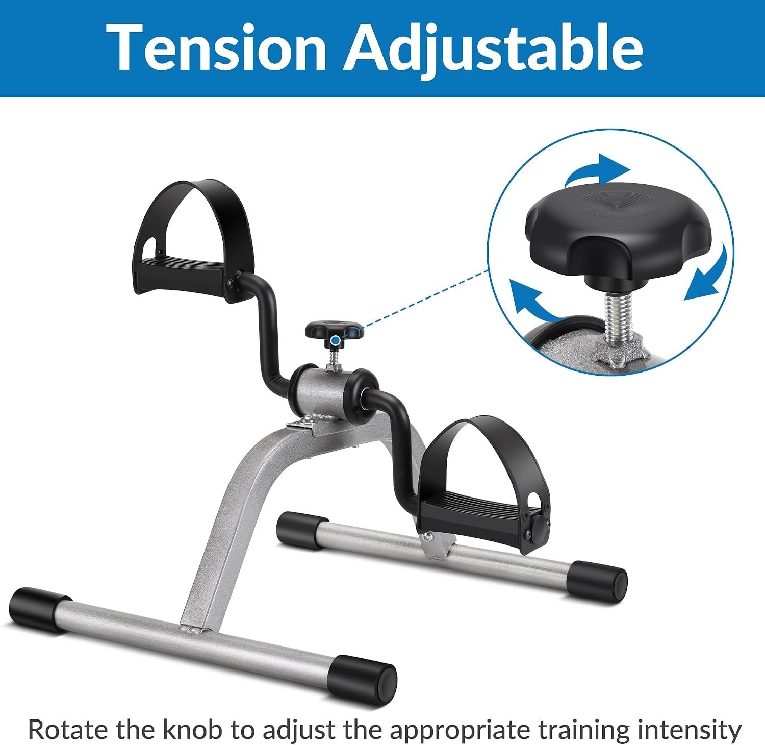 Portable Mini Exercise Bike - Boost Circulation for Legs & Arms, Compact Design