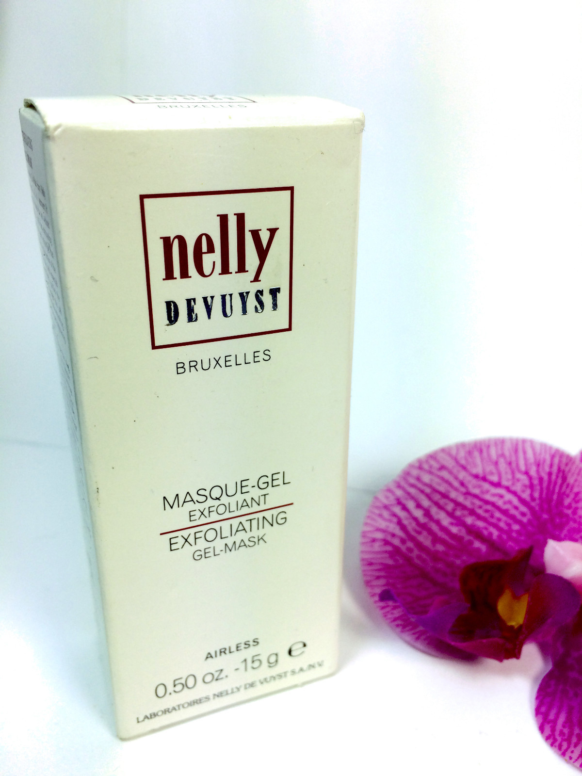 Nelly De Vuyst Exfoliating Gel Mask 15ml/ 0.5oz Travel Brand New * Sale