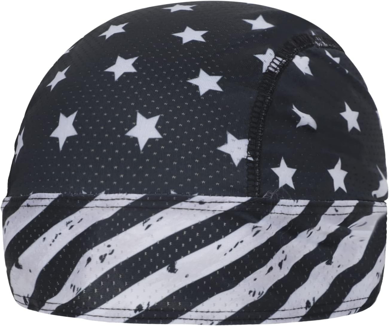 American Flag Pirate Bandana Skull Caps Cooling Dew Rags Helmet Liner Wicking Do