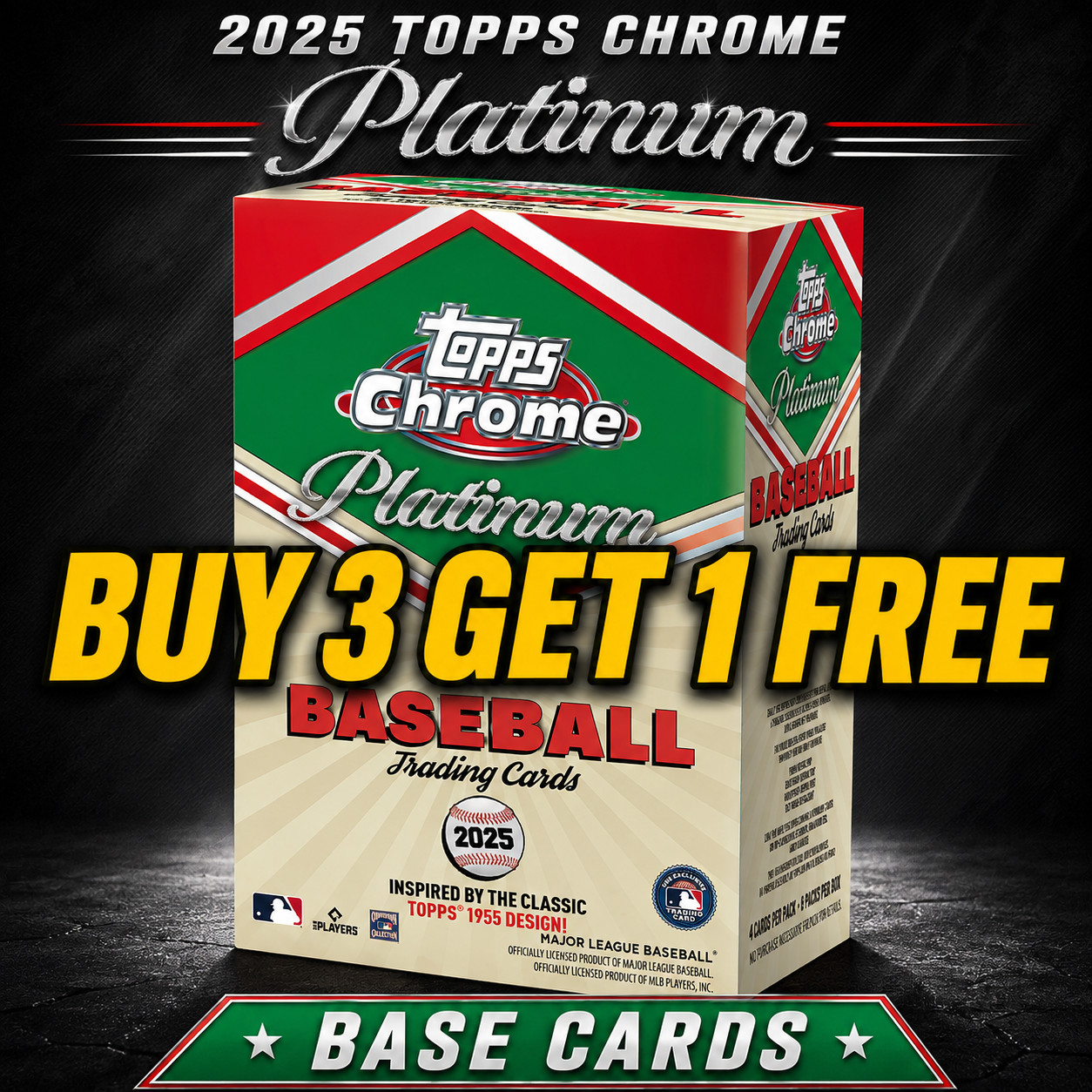 2025 Topps Platinum Baseball BASE SINGLES #1-500 You Pick & Complete Your Set
