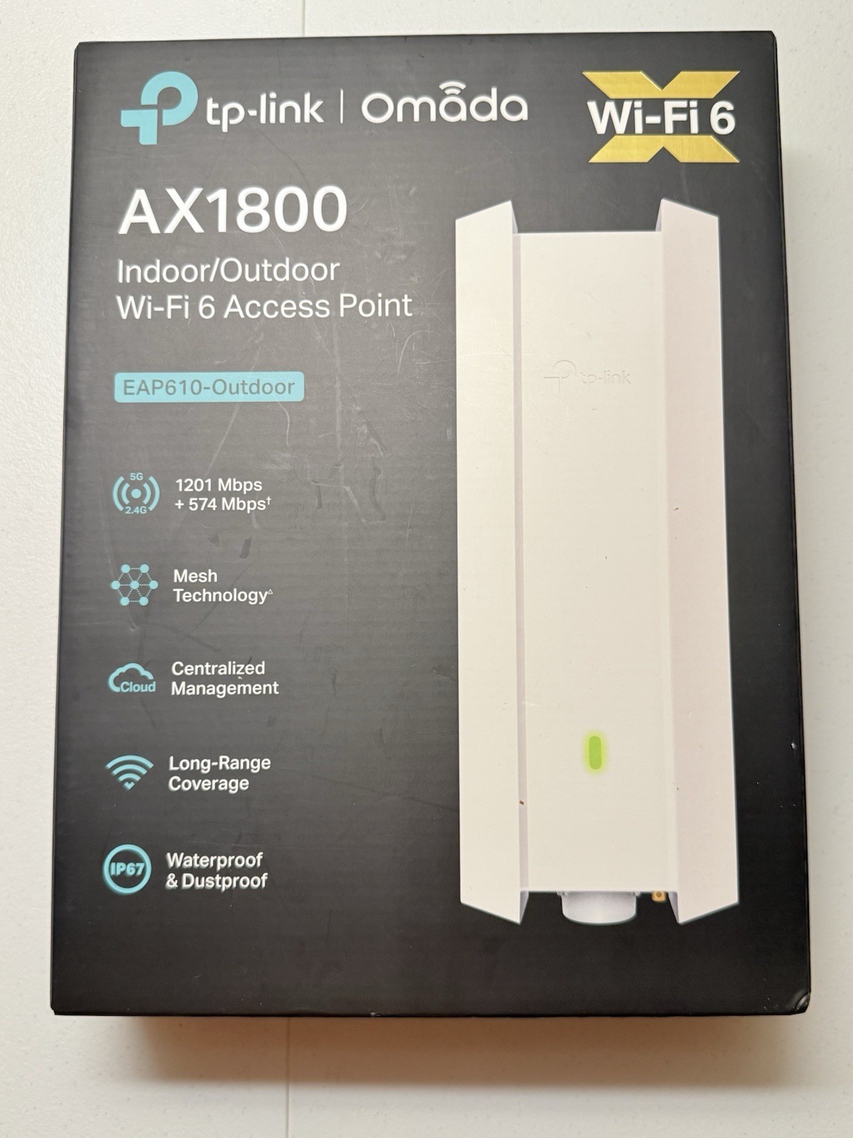 TP-Link Omada EAP610-Outdoor AX1800 Wi-Fi 6 Access Point