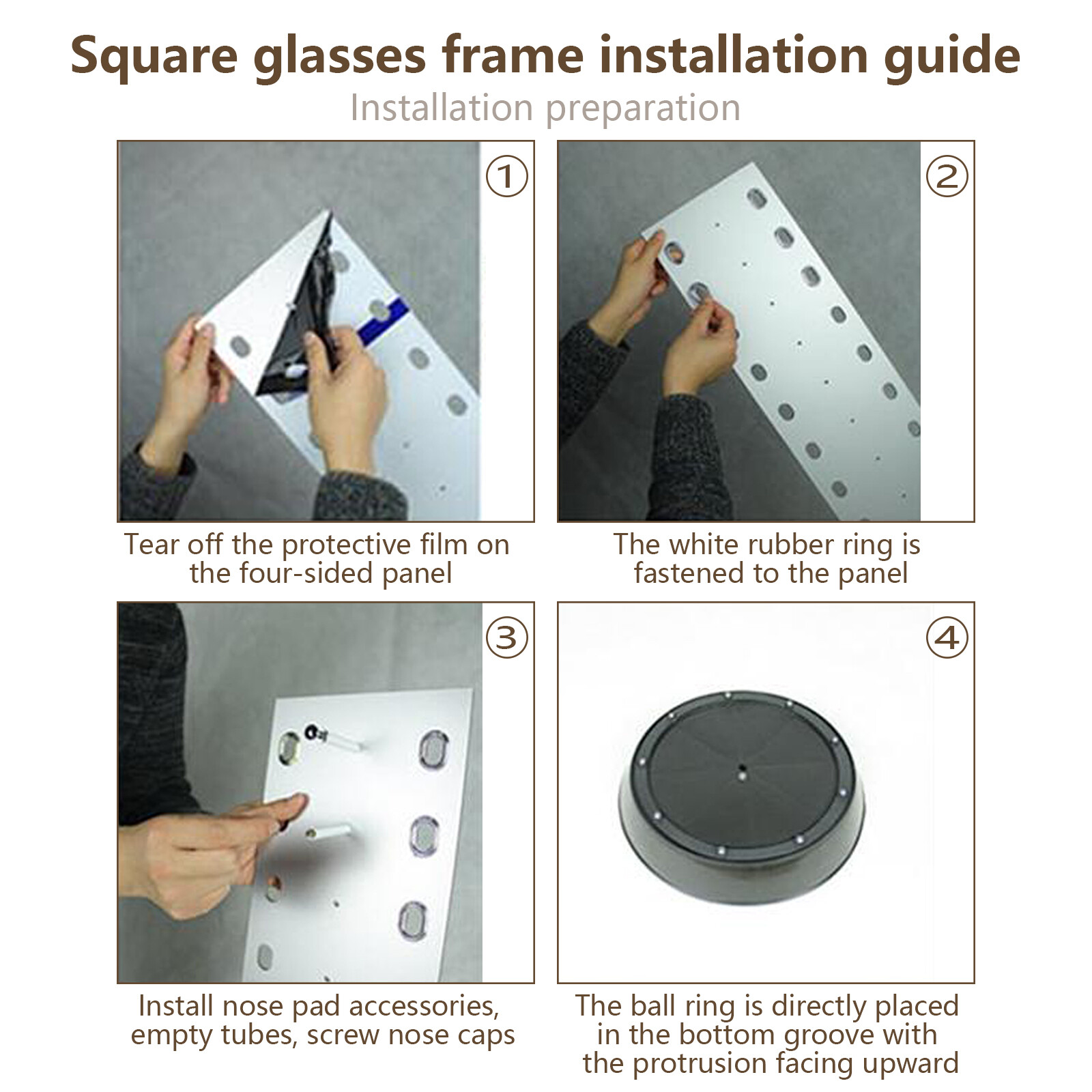 Sunglasses Display Stand, 360° Rotating Glasses Display Stand Eyewear Display