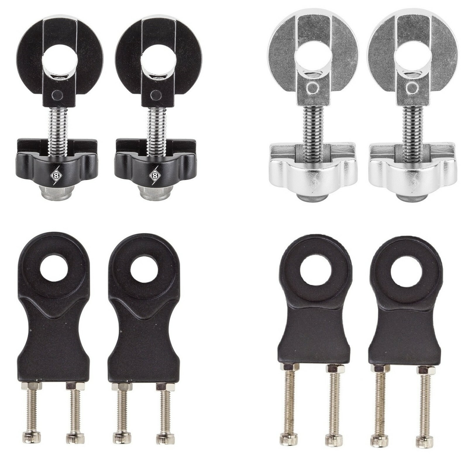 Chain Tensioners Orgin8 & Black OPS 3/8 OR 14mm axles/ pairs