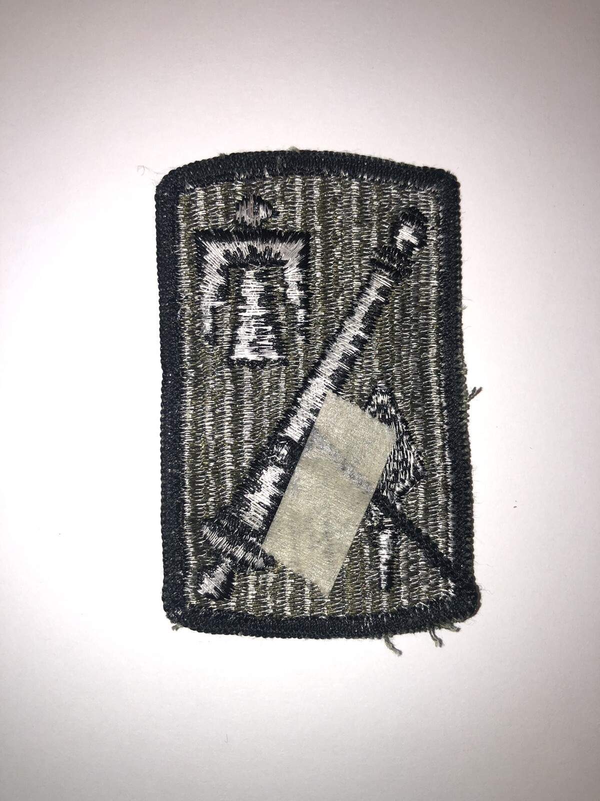 45th Field Artillery Brigade Subdued U.S. Army Shoulder Patch Insignia