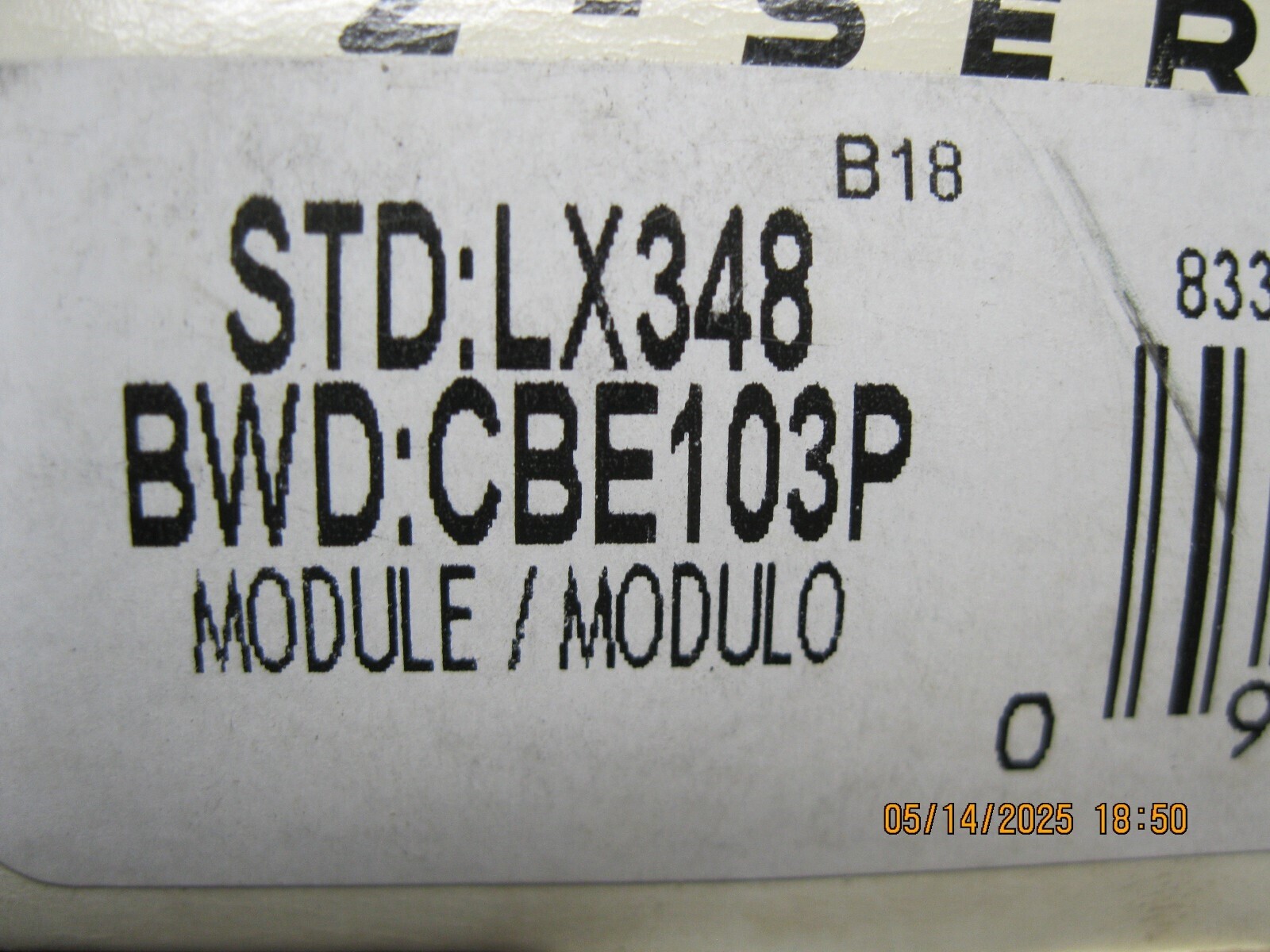 Ignition Control Module BWD CBE103P (box rough)
