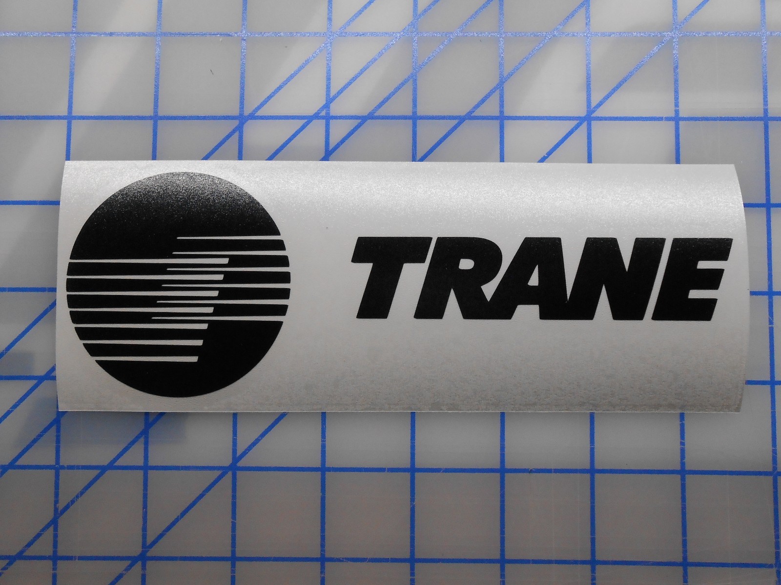 Trane Decal Sticker 3" 5.5" 7.5" 11" Thermostat HVAC Compressor Capacitor Relay
