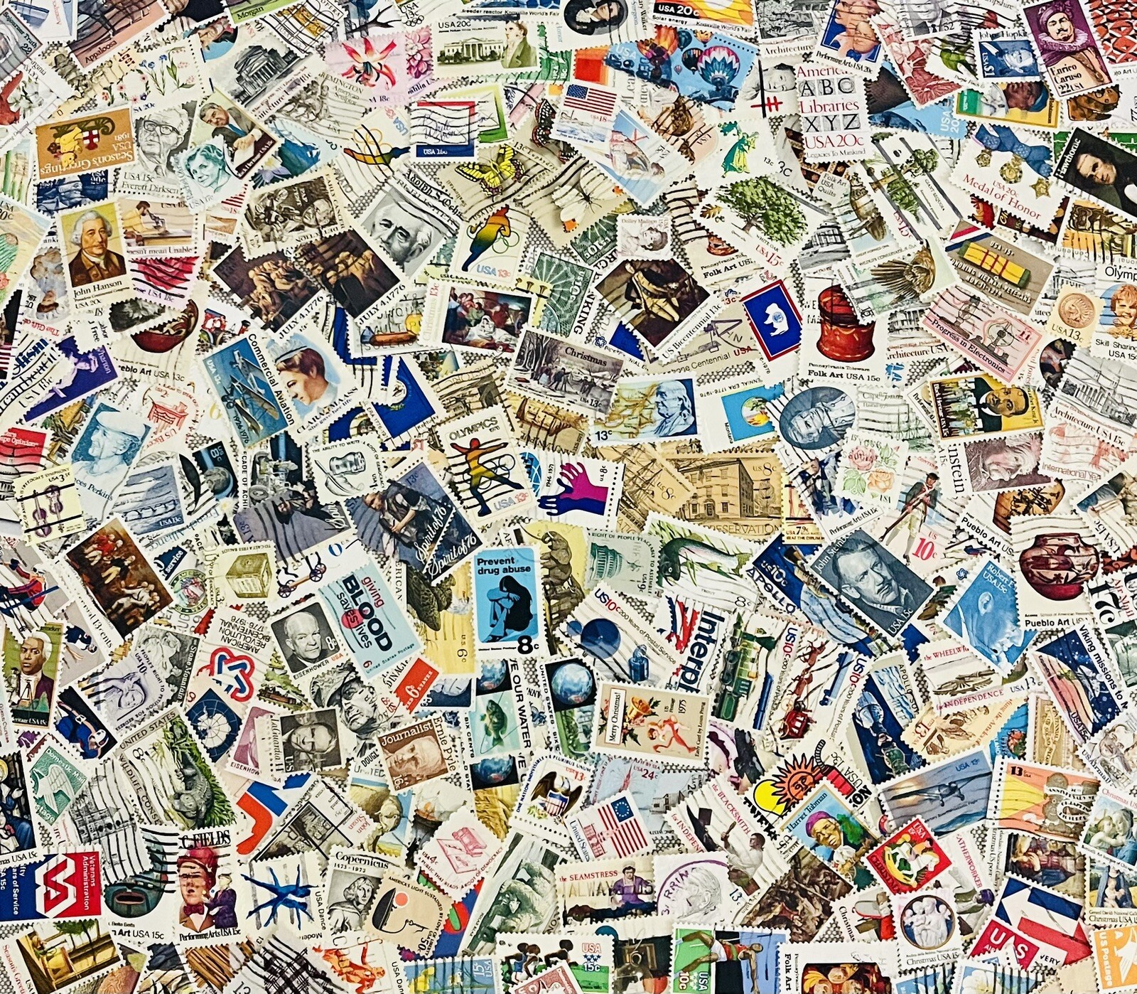 Best offer Lot American 🇺🇸 Stamps Off Paper. Pack of 100 stamps, no duplicate