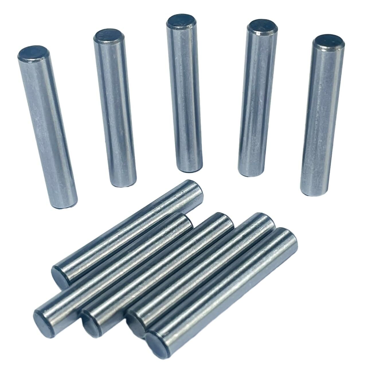 10pcs 1/4 x 1-1/2 Dowel Pins1/4 inch x 1-1/2 inch Metal Dowel pins Shelf Pegs...