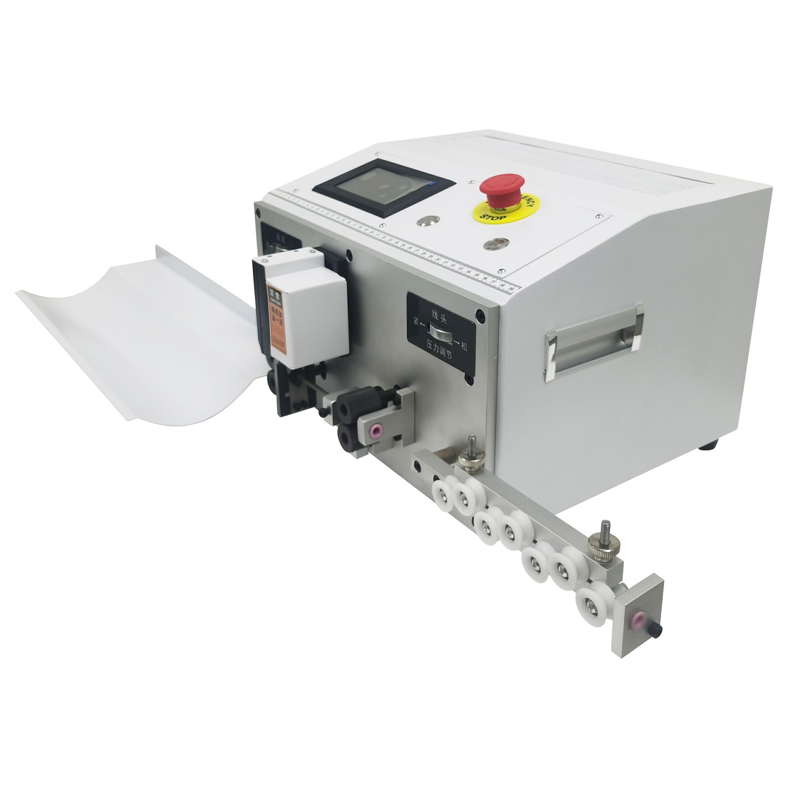110V Fully Automatic Wire Stripping Machine Copper Cable Cutting Integrated