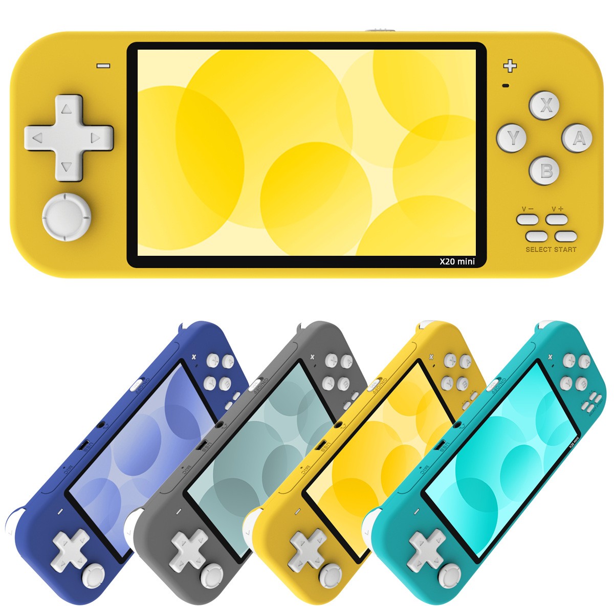 X20 Mini Handheld Game Console  Built-in Thousands Games Support 10 Emulators