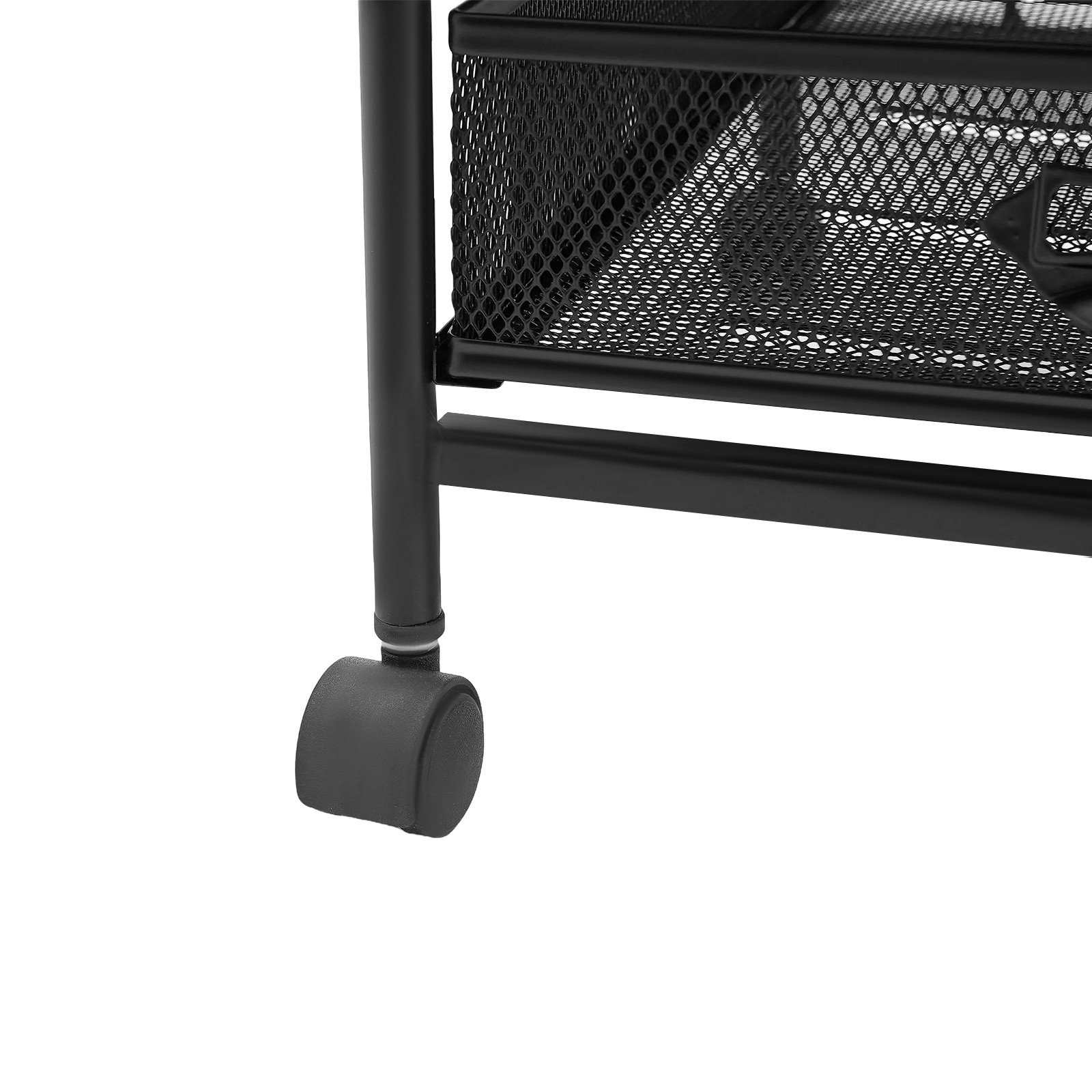 6-Tier File Organizer with Wheels, Modern Desktop Storage Solution 30×38×62cm