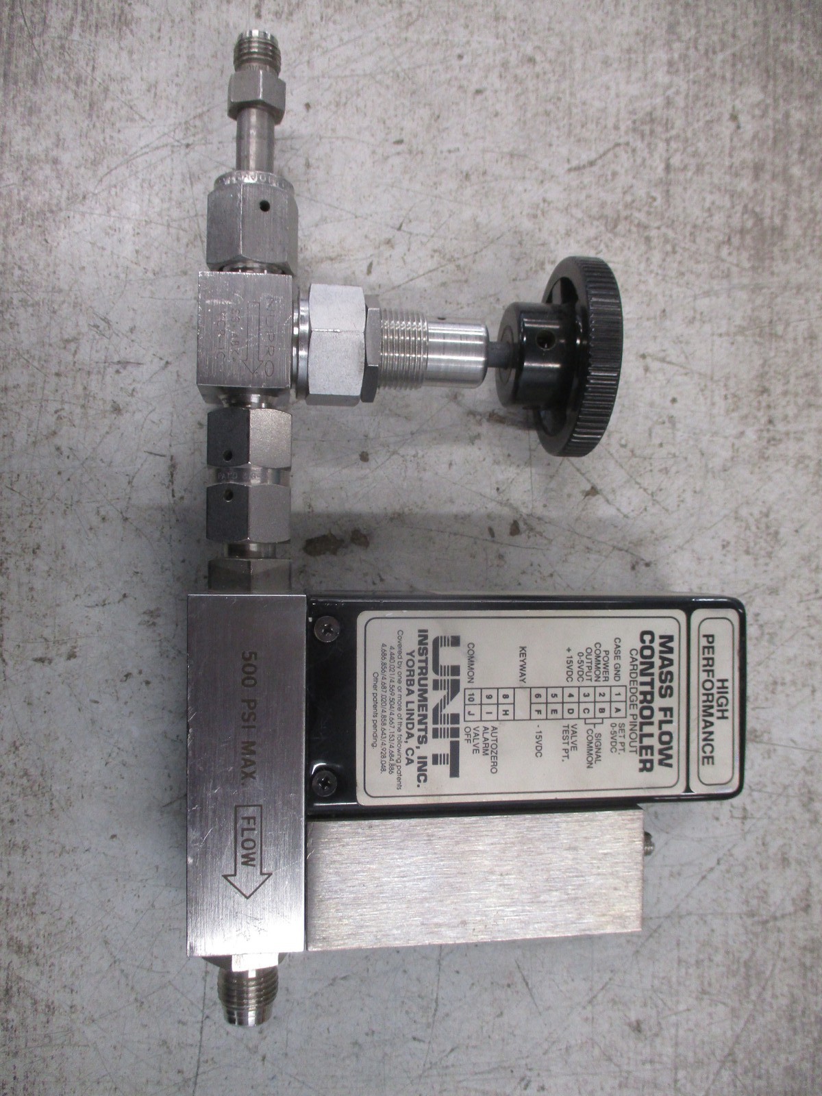Unit Instruments Mass Flow Controller UFC-1100A Range: 200 SCCM Used