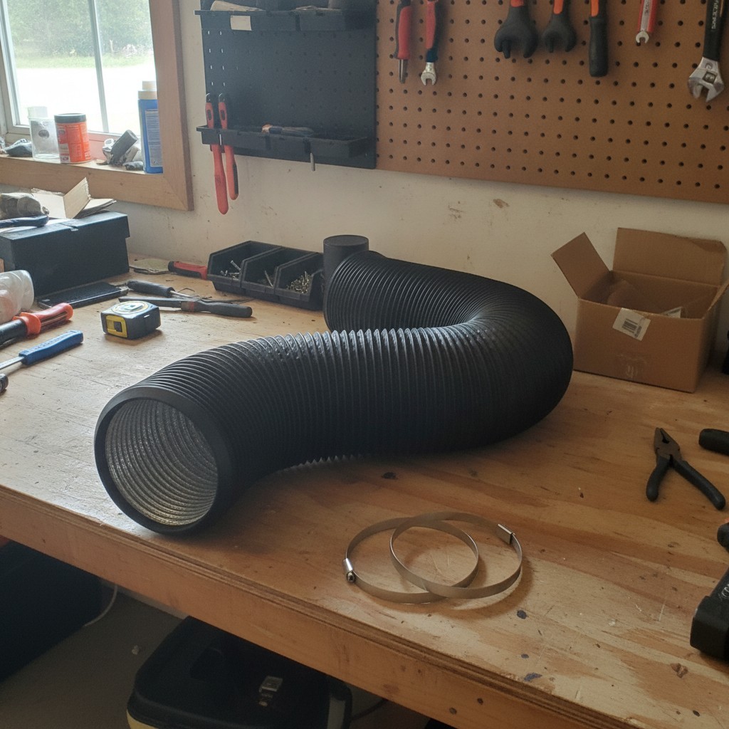 Heavy-Duty Four-Layer 4-Inch Aluminum Ducting | 8-Foot Ventilation Solution