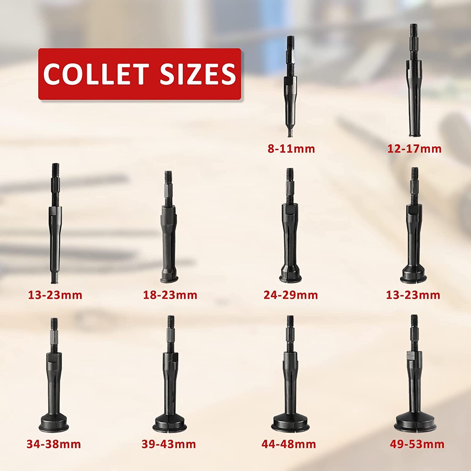 16Pcs Blind Inner Bearing Puller Hole Remover Extractor Set Slide Hammer Tool