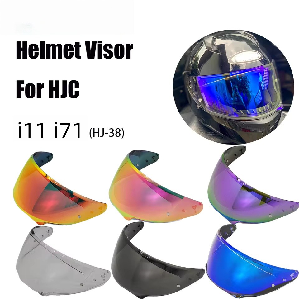HJ-38 Visor Lens Fits For HJC i71 F71 HJ38 Motorcycle Helmet Face Shield Lenses